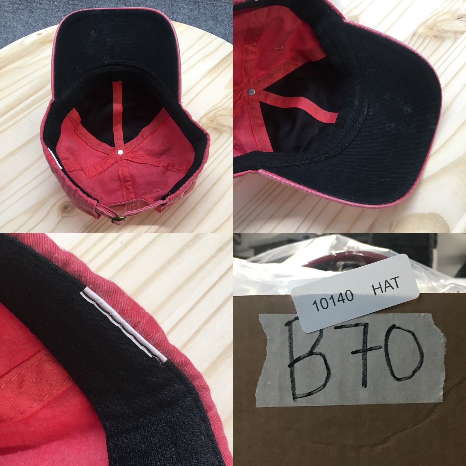 Logo 7 America 76 Baseball Cap Hat Mens Red OS Adjustable Curved Brim Embroidered Logo Size ONE SIZE - 8 Thumbnail