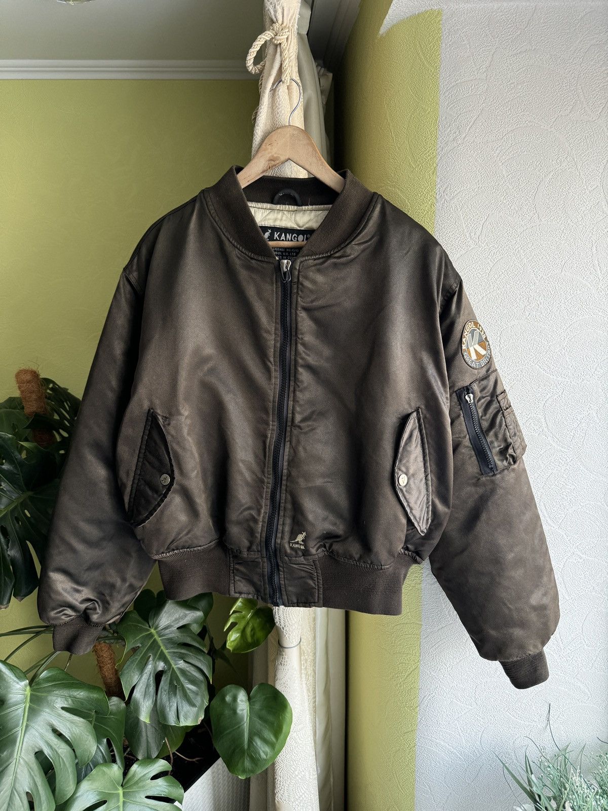 Kangol Vintage Kangol MA-1 Bomber Jacket Cropped Oversized Rare Size US M / EU 48-50 / 2 - 2 Thumbnail