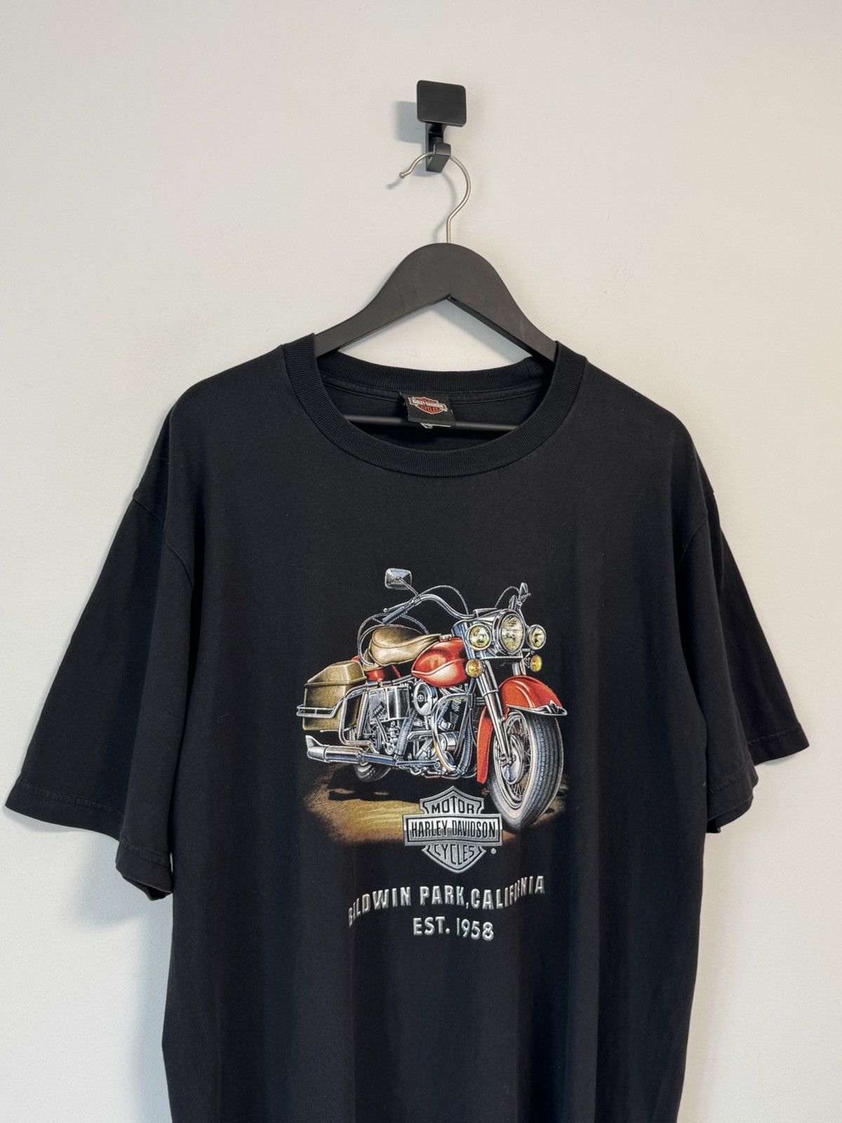 Harley Davidson 🏍️Harley Davidson Vintage Y2K style T-Shirt Biker Size US XL / EU 56 / 4 - 2 Thumbnail