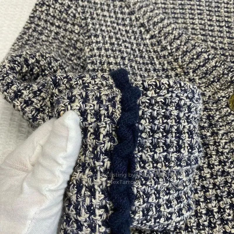 Chanel Chanel Gray Cotton Blend Sweater for Women . Size L / US 10 / IT 46 - 7 Thumbnail
