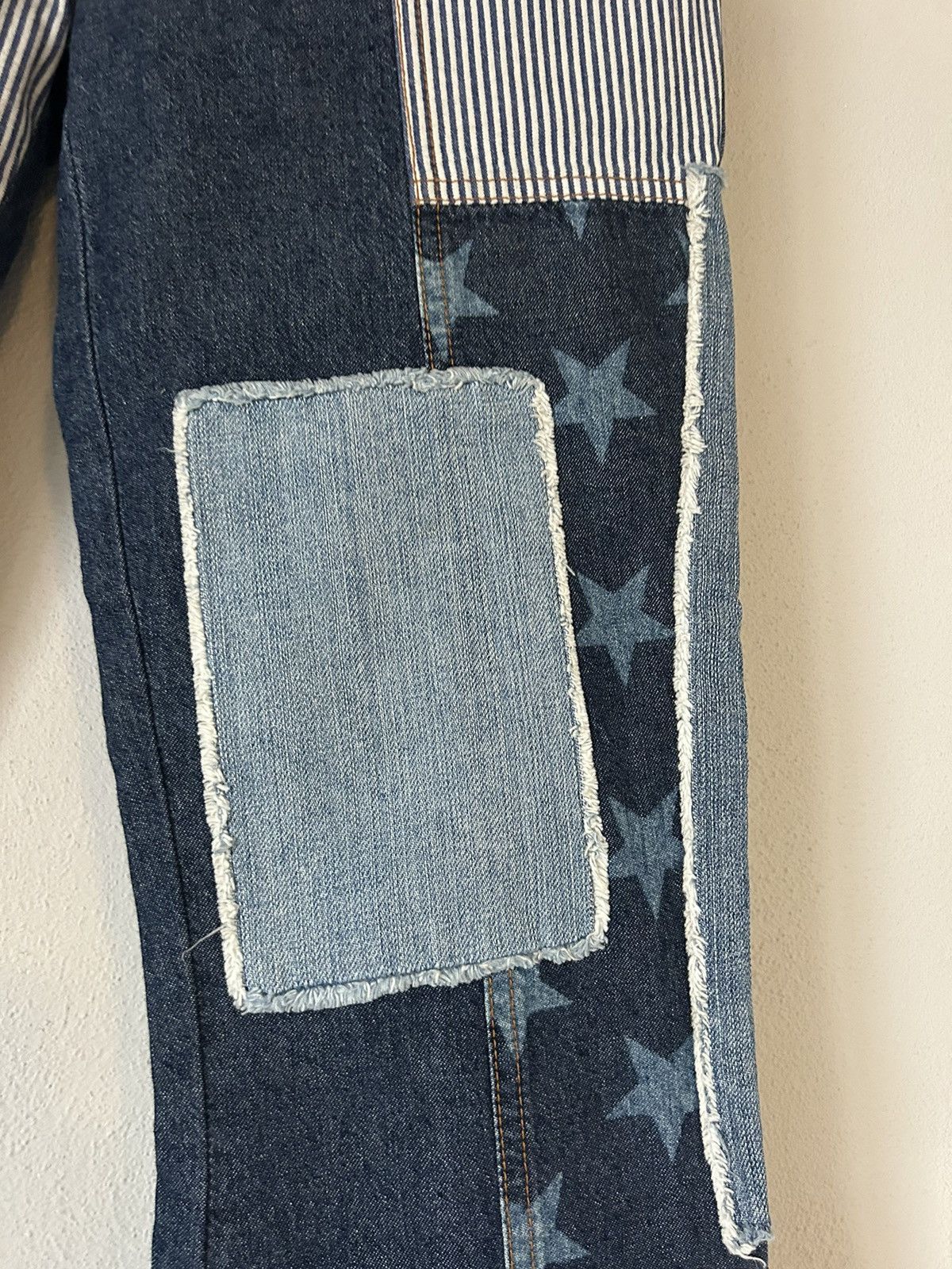 Dolce & Gabbana D&G Dolce & Gabbana Patchwork Star and Stripe Jeans Size US 30 / EU 46 - 5 Thumbnail