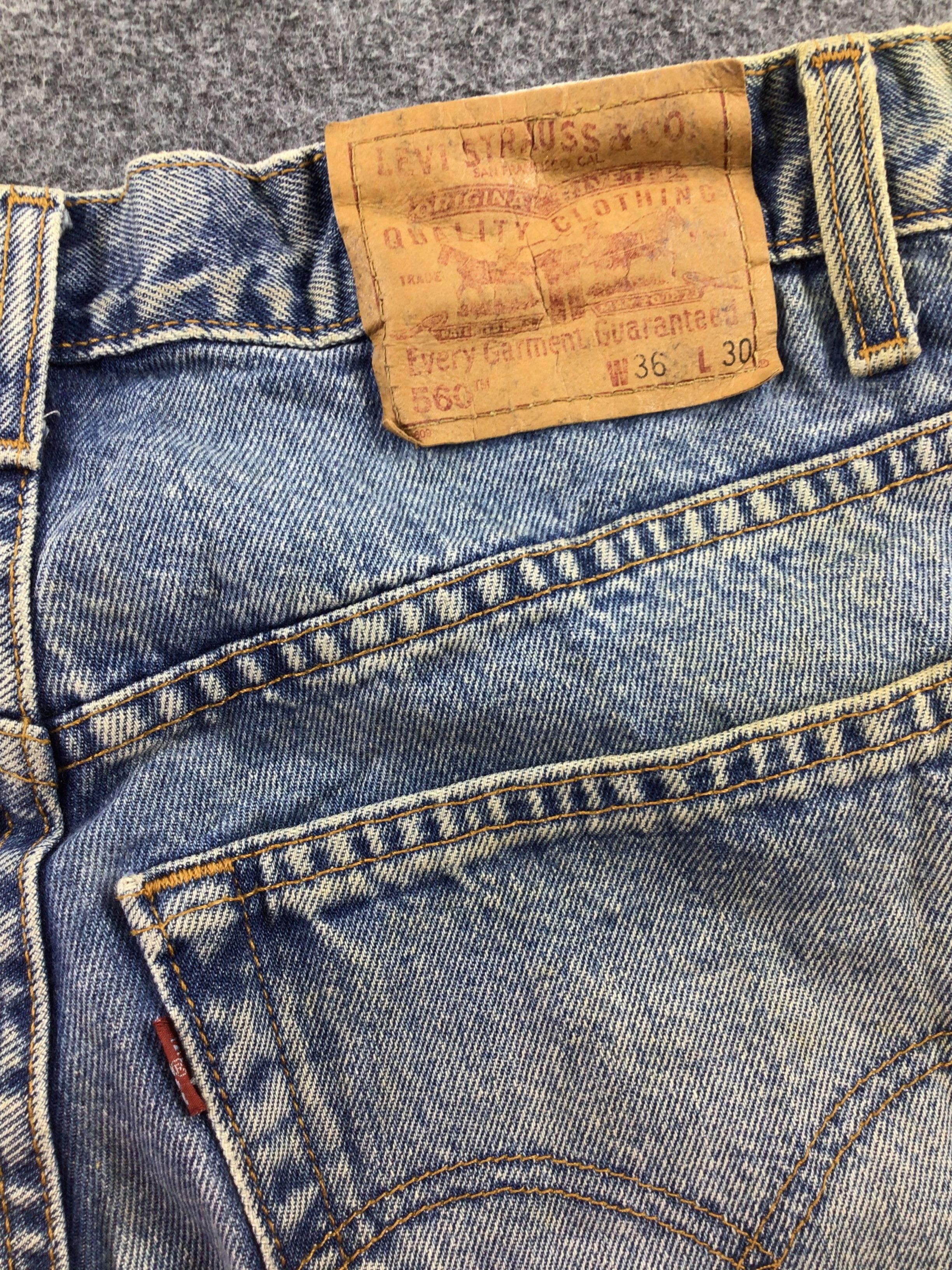 Levi's Vintage Levis 560 Jeans-J855 Size US 35 - 5 Thumbnail