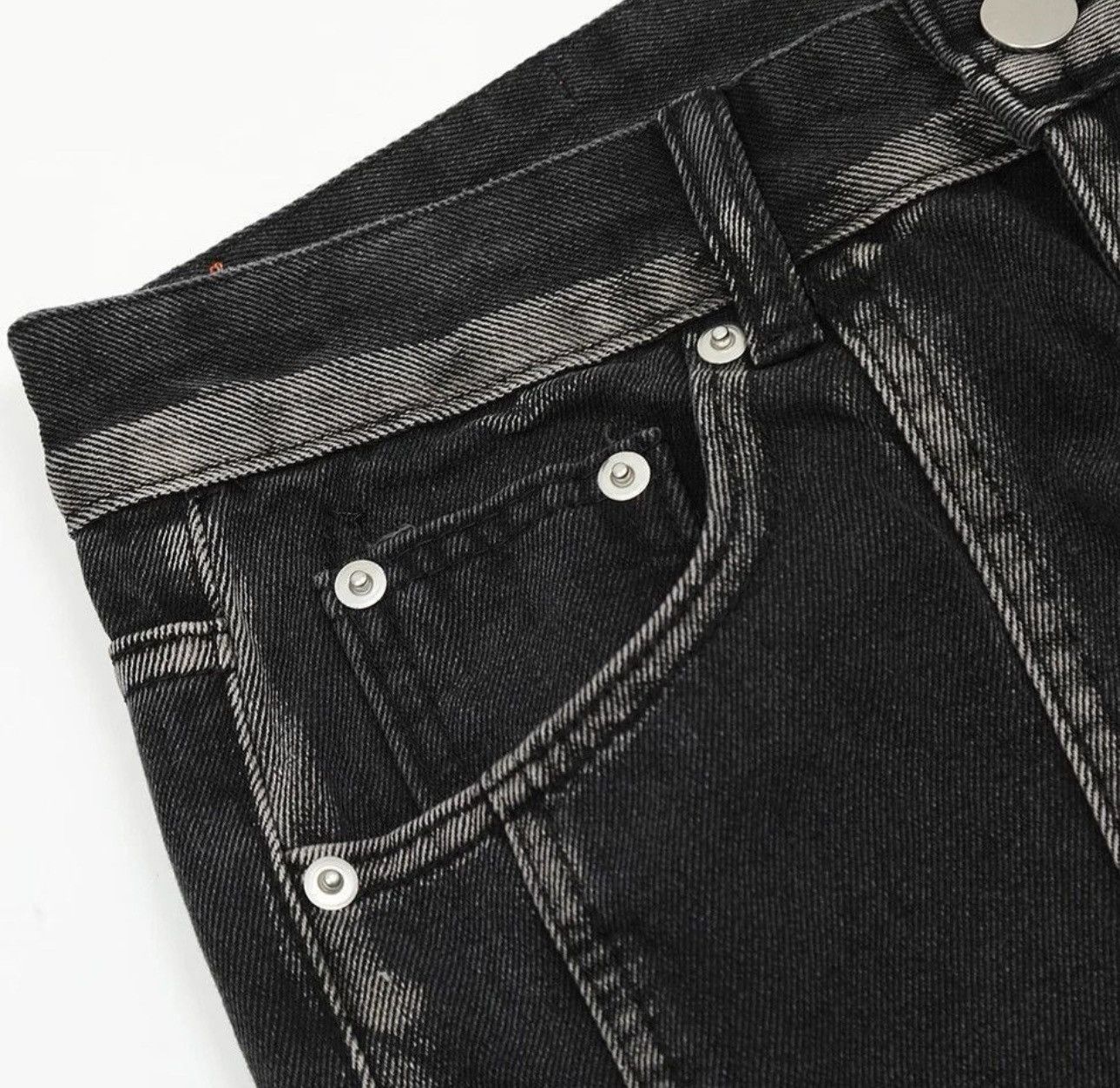 Designer × Japanese Brand × Jean Patchwork Stitch Stacked Vintage Retro Jeans y2k Size US 30 / EU 46 - 7 Thumbnail