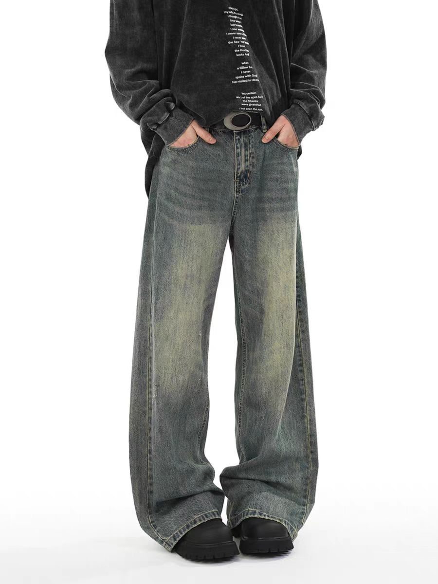 Designer × Jean × Vintage High street Y2K hip hop baggy wash jeans Size US 30 / EU 46 - 5 Thumbnail
