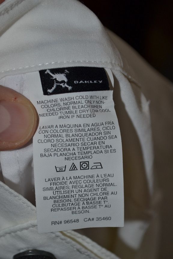 Oakley Vintage Y2K Oakley Nylon Stretch White Pants Size W34 L33 Size US 34 / EU 50 - 7 Thumbnail