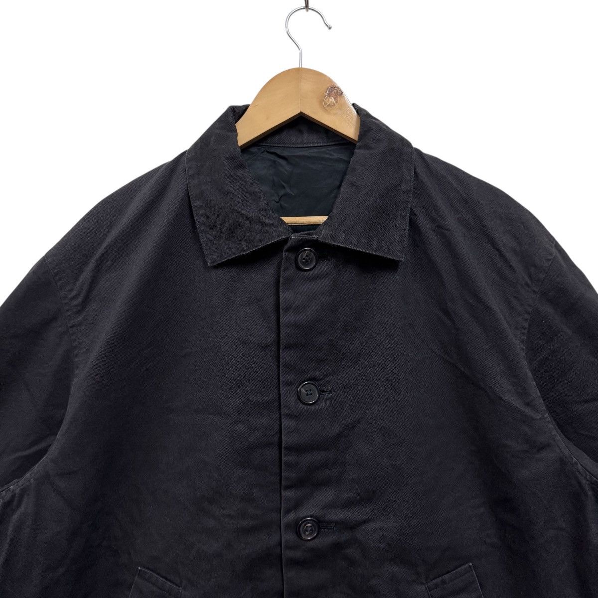 Yohji Yamamoto Vtg Yohji Yamamoto Jacket Button up Oversize Balmacaan Size US XXL / EU 58 / 5 - 4 Thumbnail