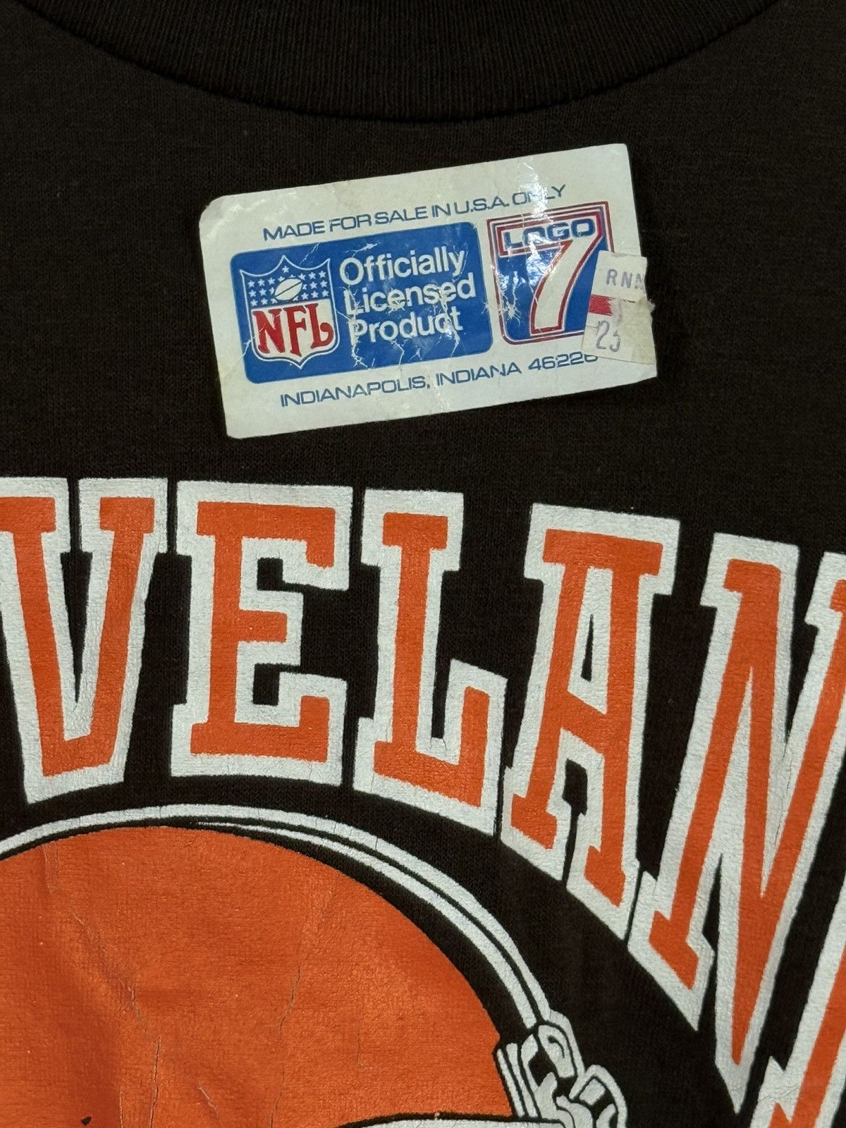 Vintage RARE Vintage Cleveland Browns Ohio NFL Logo 7 Tag DEAD STOCK Size US XL / EU 56 / 4 - 2 Thumbnail