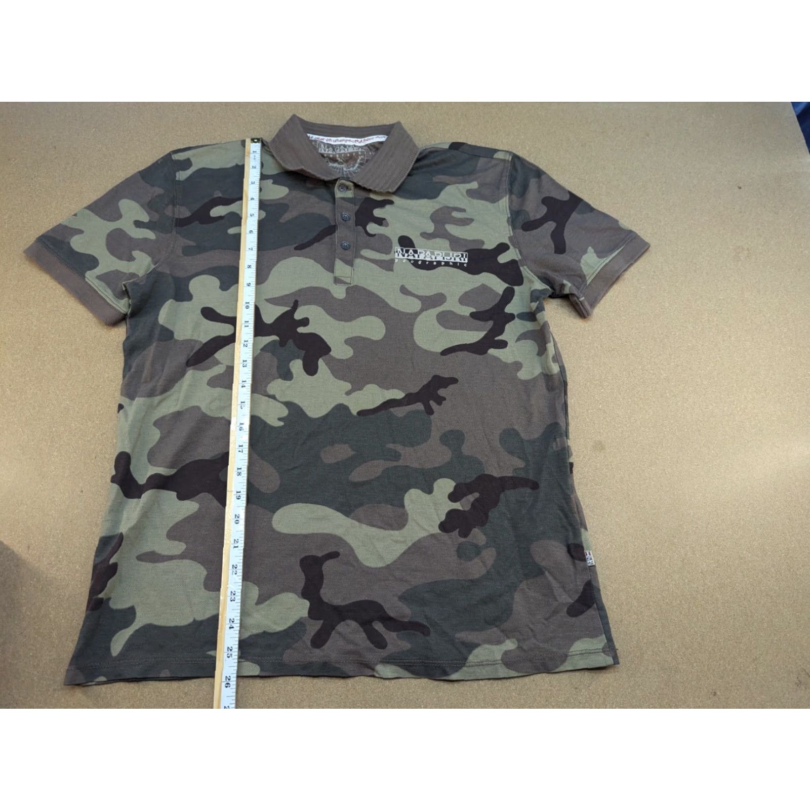 Napapijri Napapijri Polo Shirt Mens Size M Camo Military Camouflage Short Sleeves Size US M / EU 48-50 / 2 - 4 Thumbnail