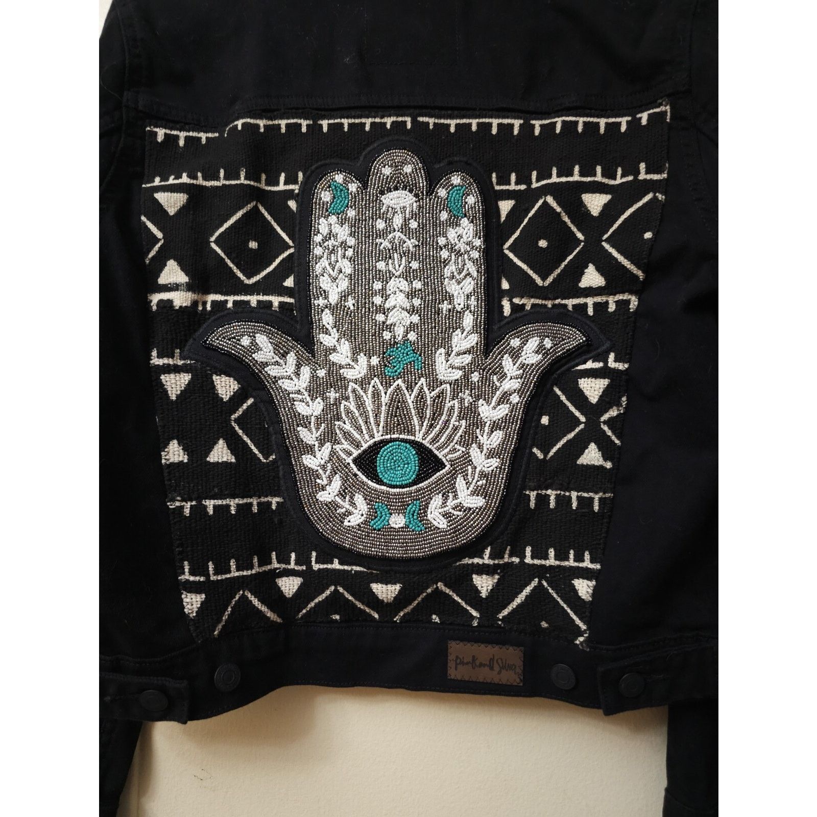 Levi's Levi's Embroidered Western Sequin Ex Boyfriend Trucker Size L / US 10 / IT 46 - 3 Thumbnail