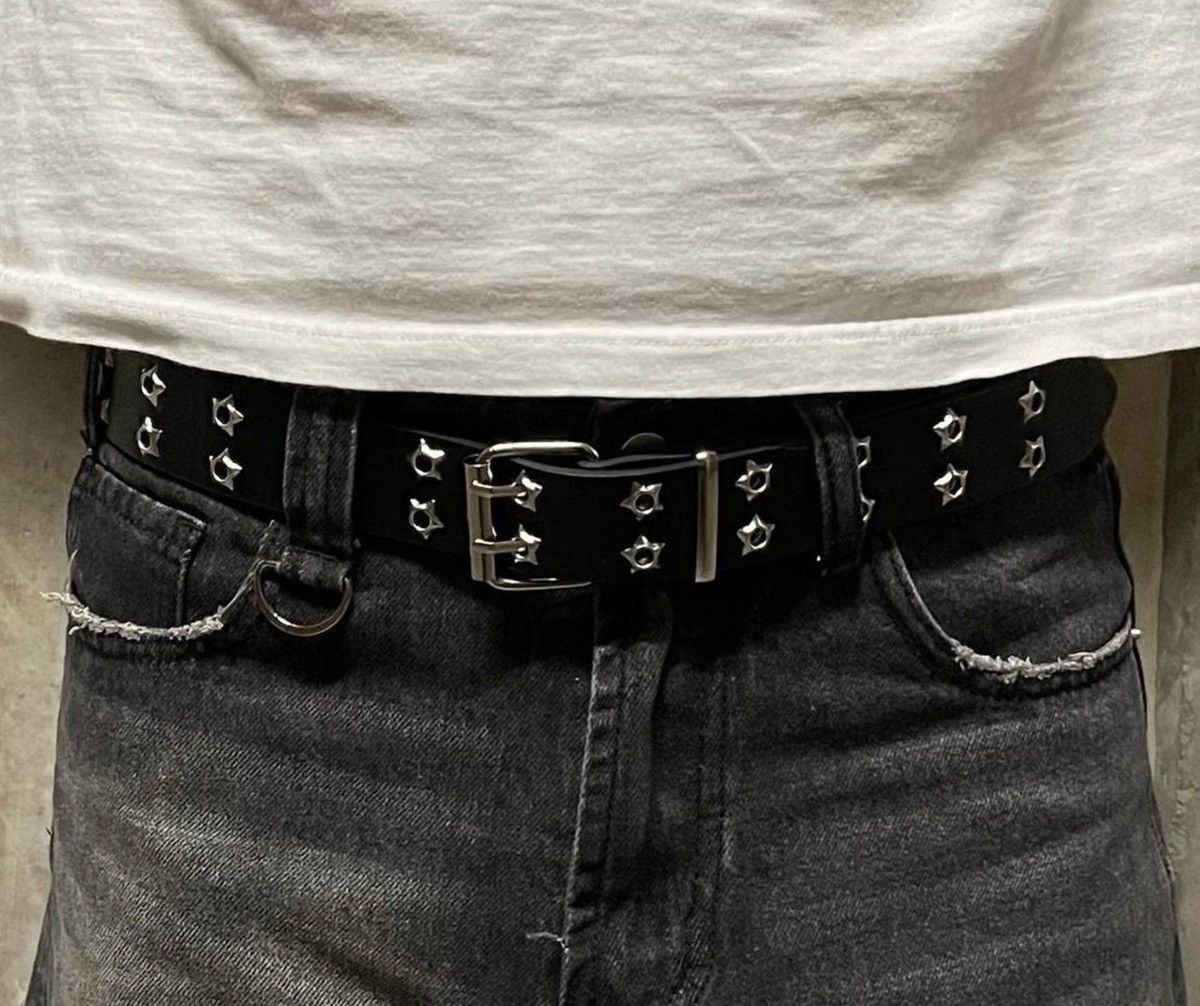 Japanese Brand BLACK STAR BELT 32 MENS2 Size 30 - 1 Thumbnail