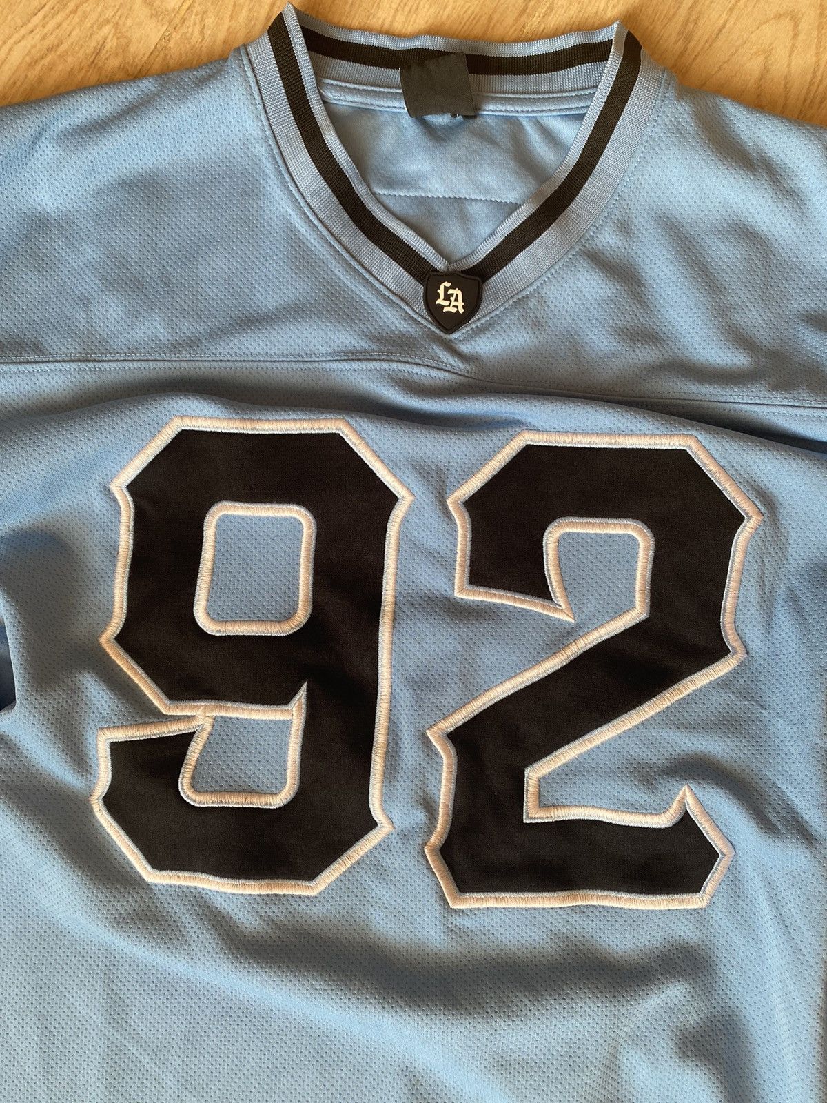 Japanese Brand × Vintage Los Angeles futuristic distressed jersey Size US XL / EU 56 / 4 - 7 Thumbnail