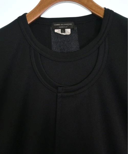 Comme des Garcons Homme Plus T-Shirts Polyester Short Sleeve Plain Crewneck Black Size US L / EU 52-54 / 3 - 4 Thumbnail