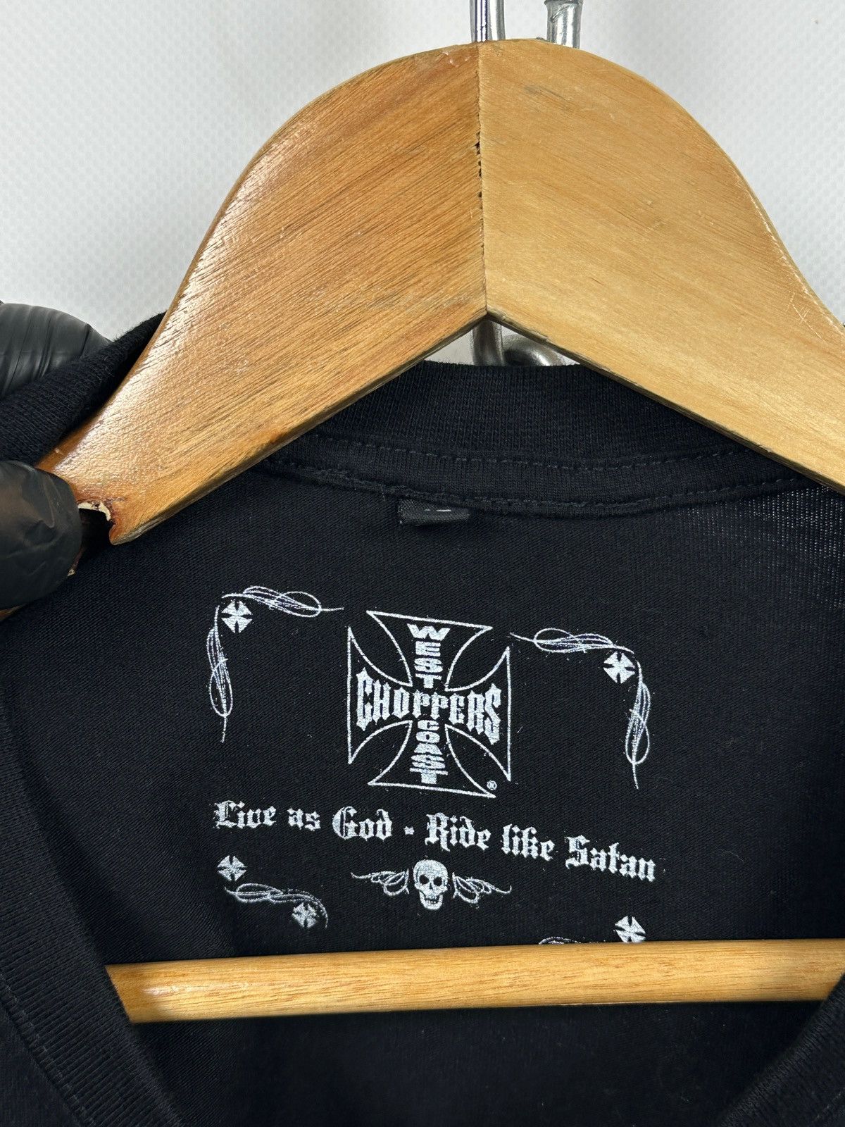 West Coast Choppers Vintage West Coast Choppers Black T-Shirt Paul Walker Size US XL / EU 56 / 4 - 21 Thumbnail