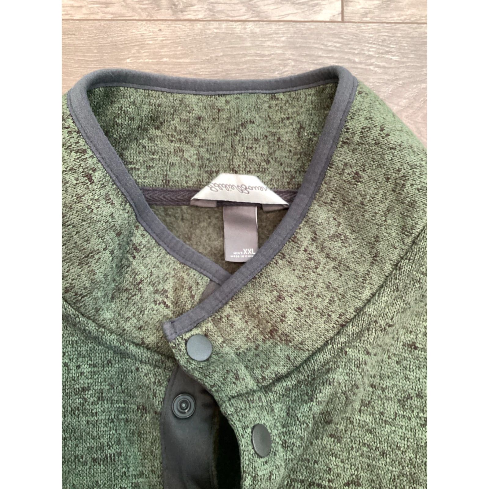 Eddie Bauer VINTAGE Eddie Bauer Radiator Fleece Quarter Snap Pullover Men 2XL Hunter Green Pullover Mock Neck Mens Size US XXL / EU 58 / 5 - 3 Thumbnail