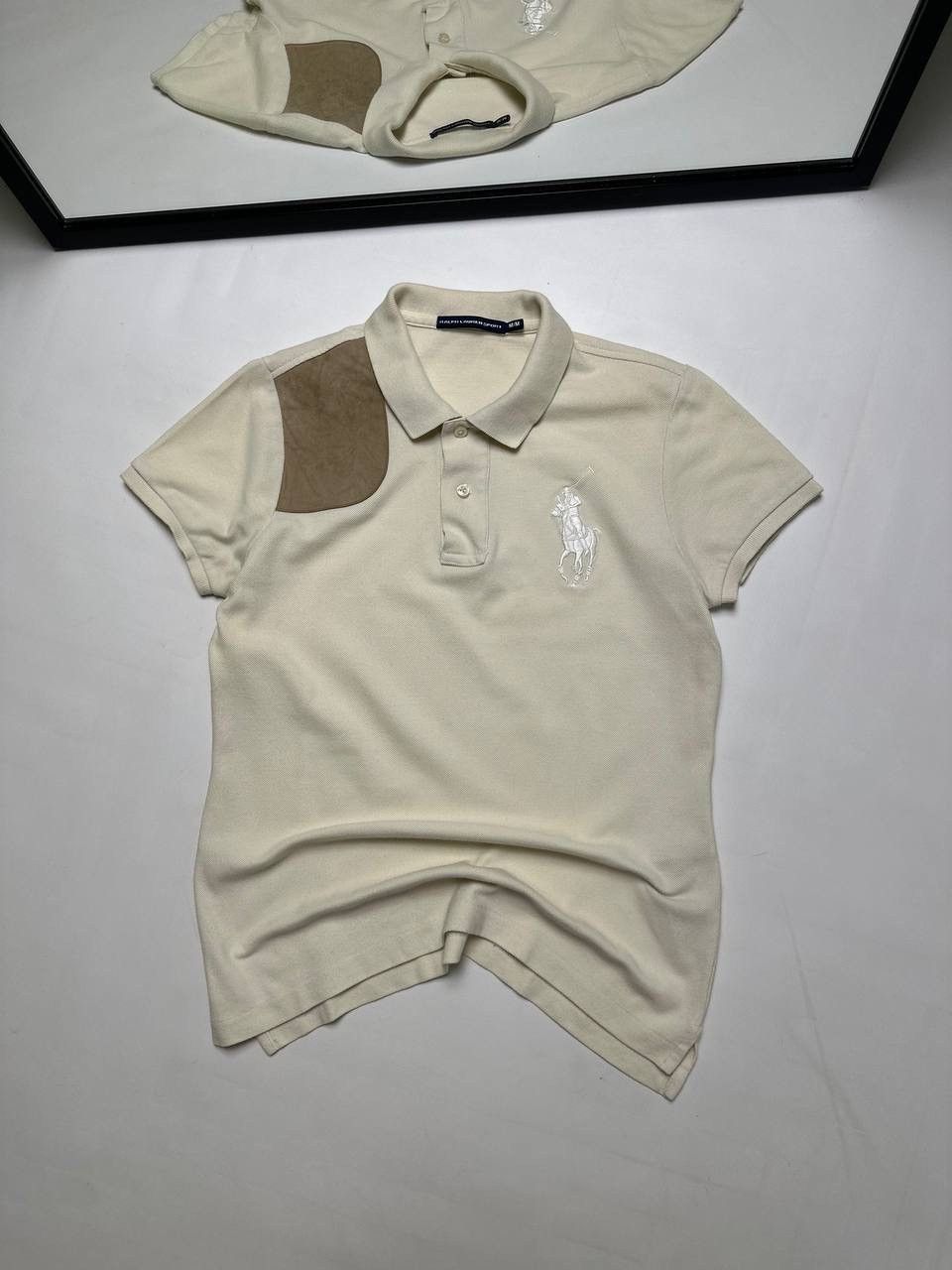 Polo Ralph Lauren 00s Vintage Womens Polo Ralph Lauren With Leather Detail Size M / US 6-8 / IT 42-44 - 1 Thumbnail