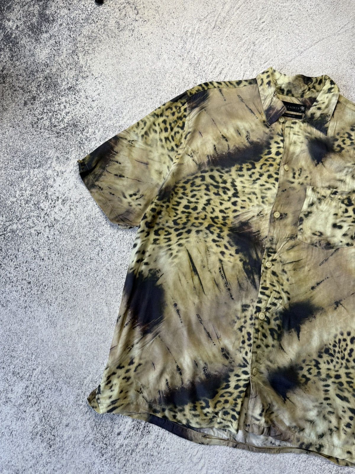 Allsaints Designer Allsaints AWA Leopard Hawaii crazy oversize shirt Size US L / EU 52-54 / 3 - 2 Thumbnail