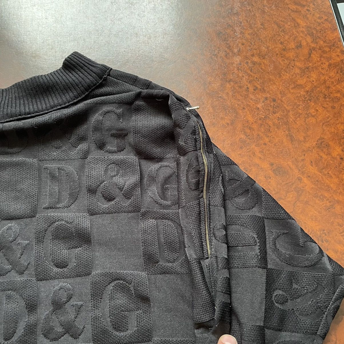 If Six Was Nine × Vintage Retro 90s dolce Gabbana Monogramm sweater cardigan old money Size M / US 6-8 / IT 42-44 - 3 Thumbnail