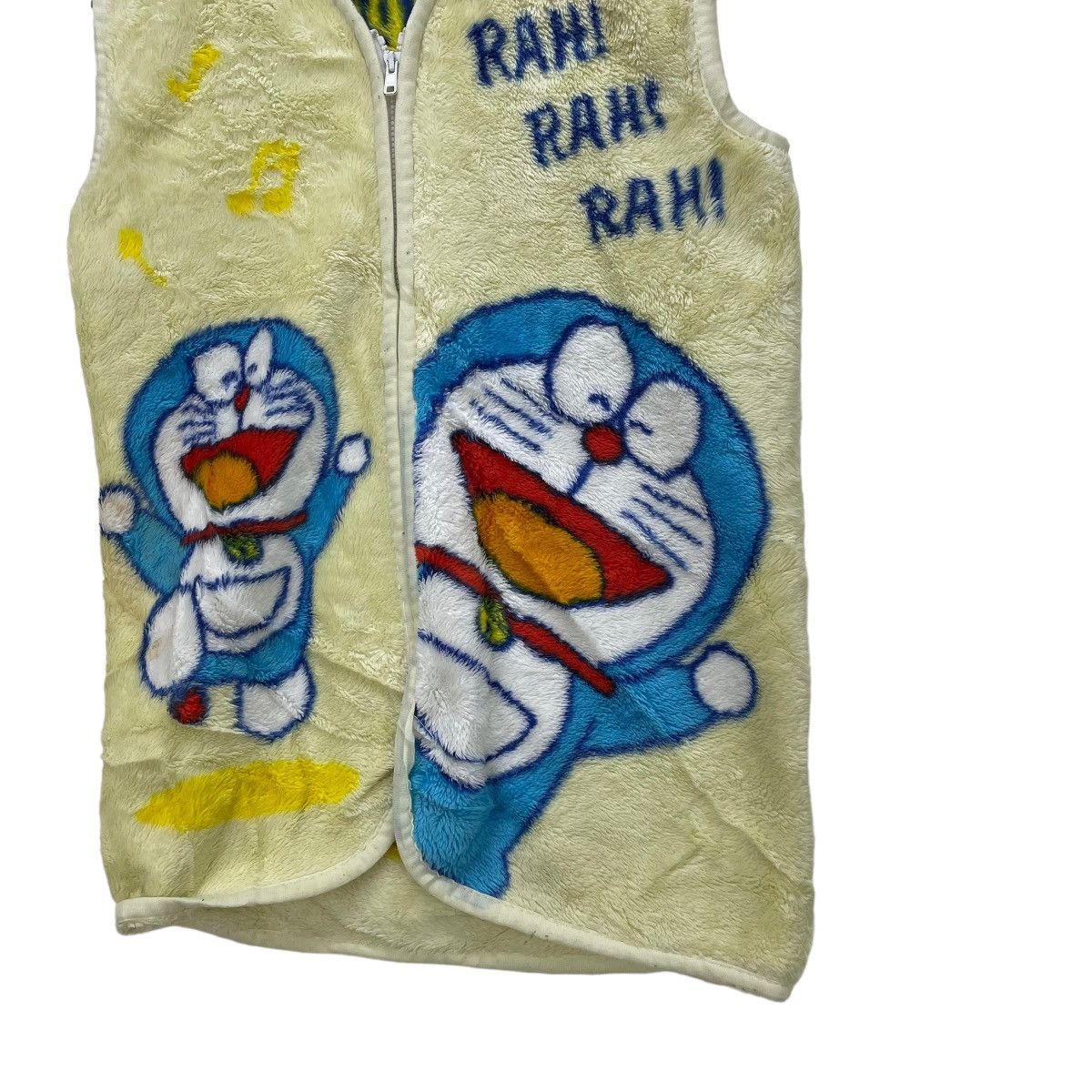 Anime × Japanese Brand × Vintage Rare Vintage Bandai Vest Doraemon Fleece Jacket Size US M / EU 48-50 / 2 - 4 Thumbnail