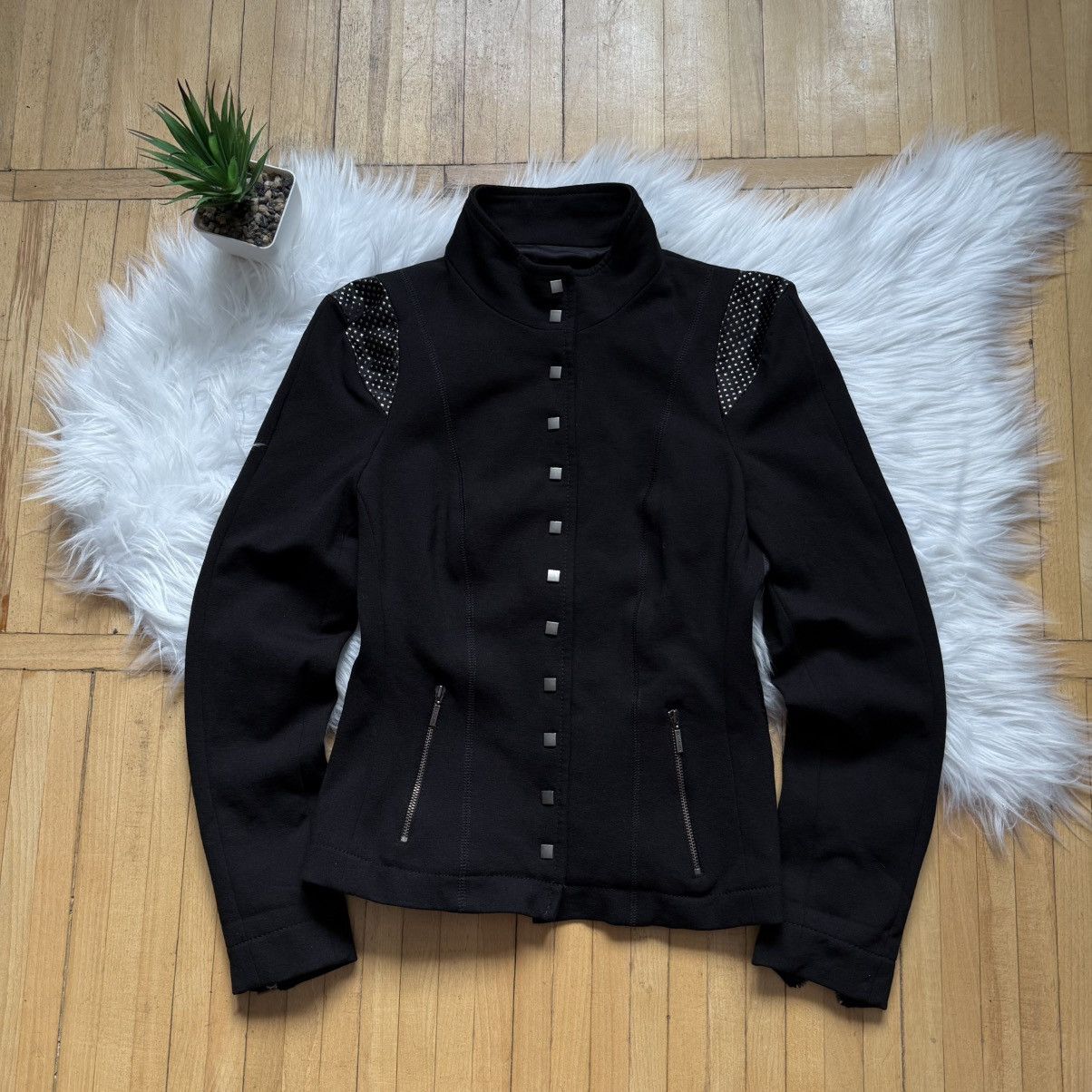 Hysteric Glamour 📌 Crazy Napoleon Military Jacket If Six Was Nine Vibe Size XS / US 0-2 / IT 36-38 - 1 Thumbnail