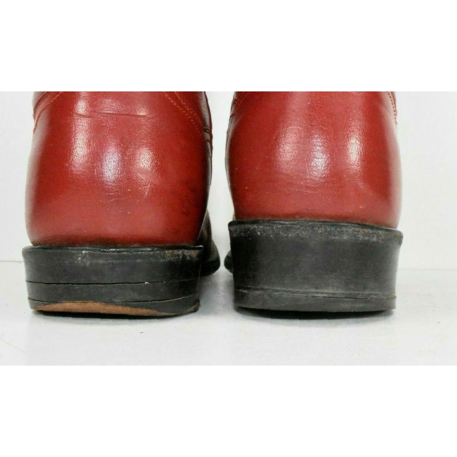 Vintage Panhandle Slim Womens Sz 5 B Red Leather Roper Western Cowgirl Boots Size US 5 / IT 35 - 5 Thumbnail