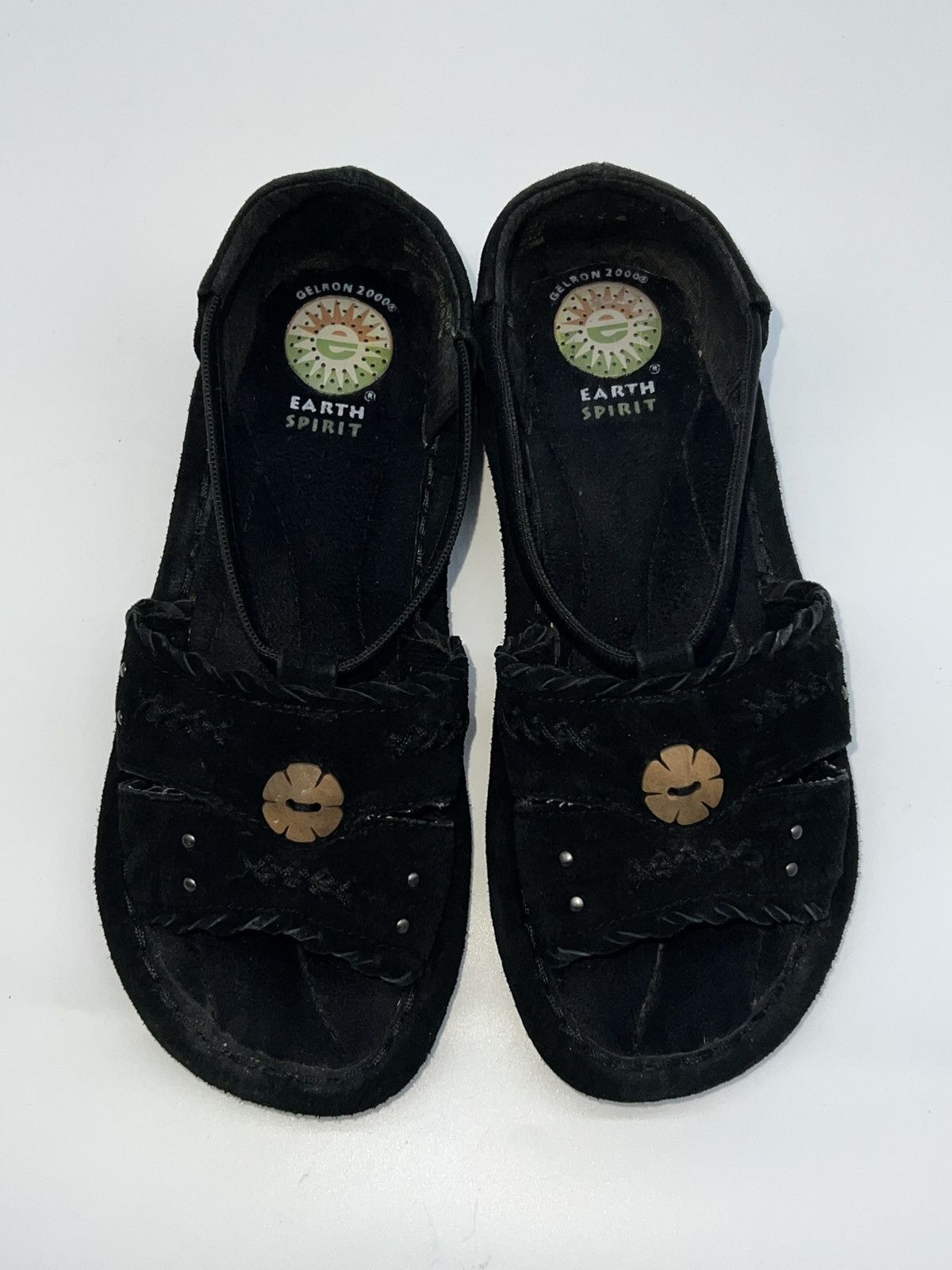 Other Earth Spirit Women's Black Suede Slip-On Shoes Size 7W Bead Size US 7 / IT 37 - 6 Thumbnail