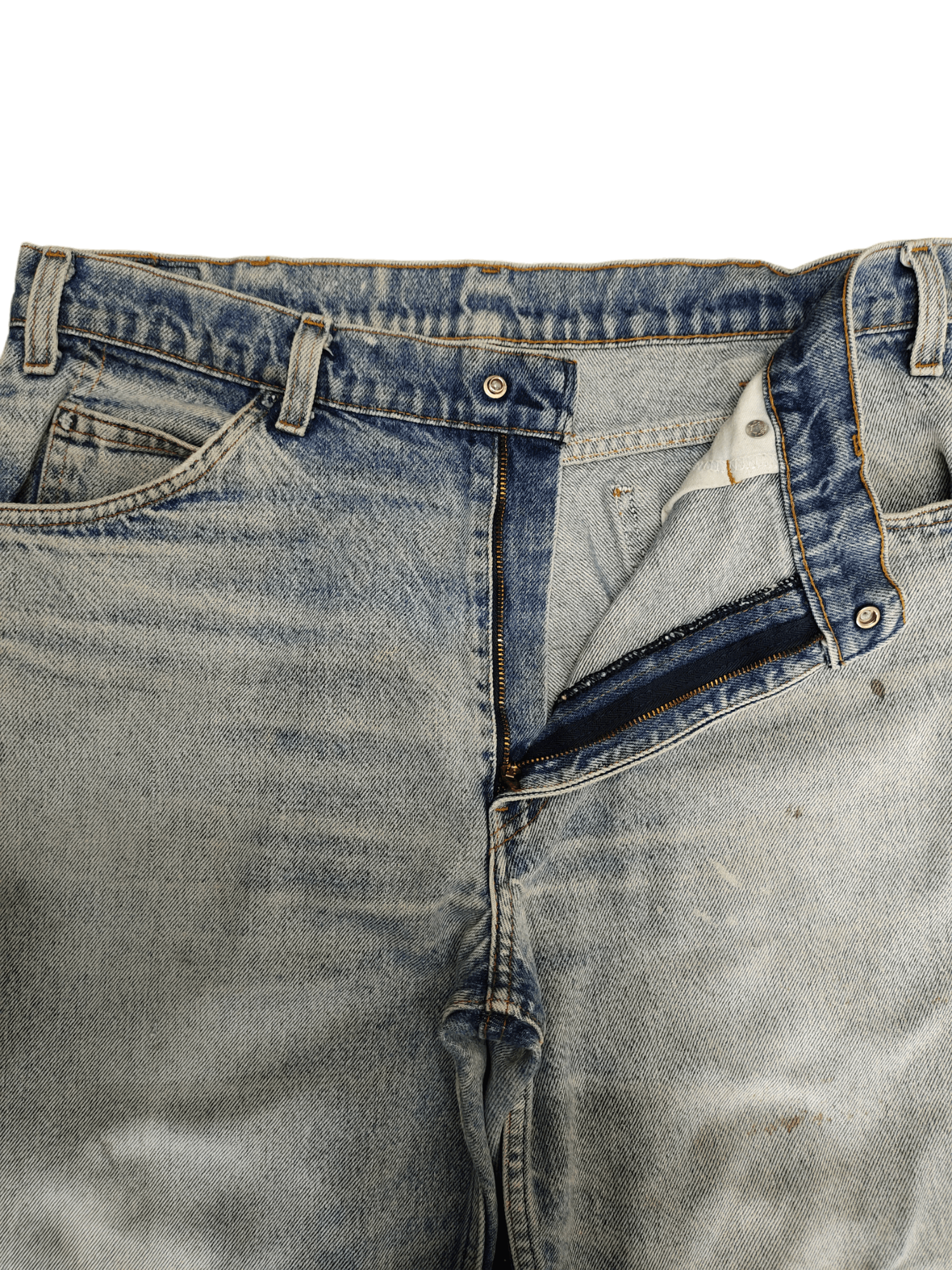 Levi's Vintage Clothing Size 34x29 Vintage 80s Levis Orange Tag Light Wash Jeans Size US 34 / EU 50 - 9 Thumbnail