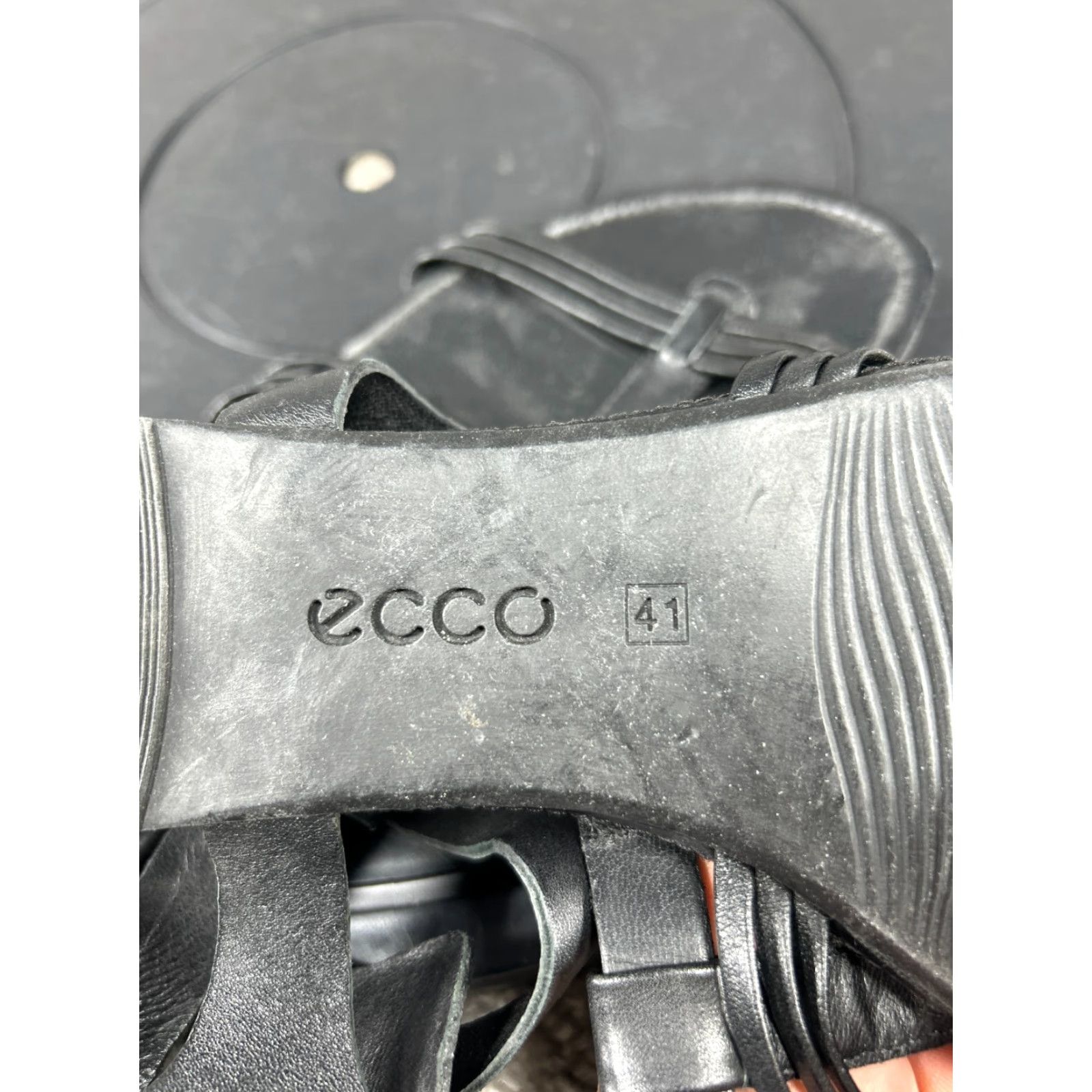 Ecco VINTAGE ECCO Women's Sandals Size 10 Leather Strappy Buckle Open Toe Casual Outdoor Size US 10 / IT 40 - 7 Thumbnail