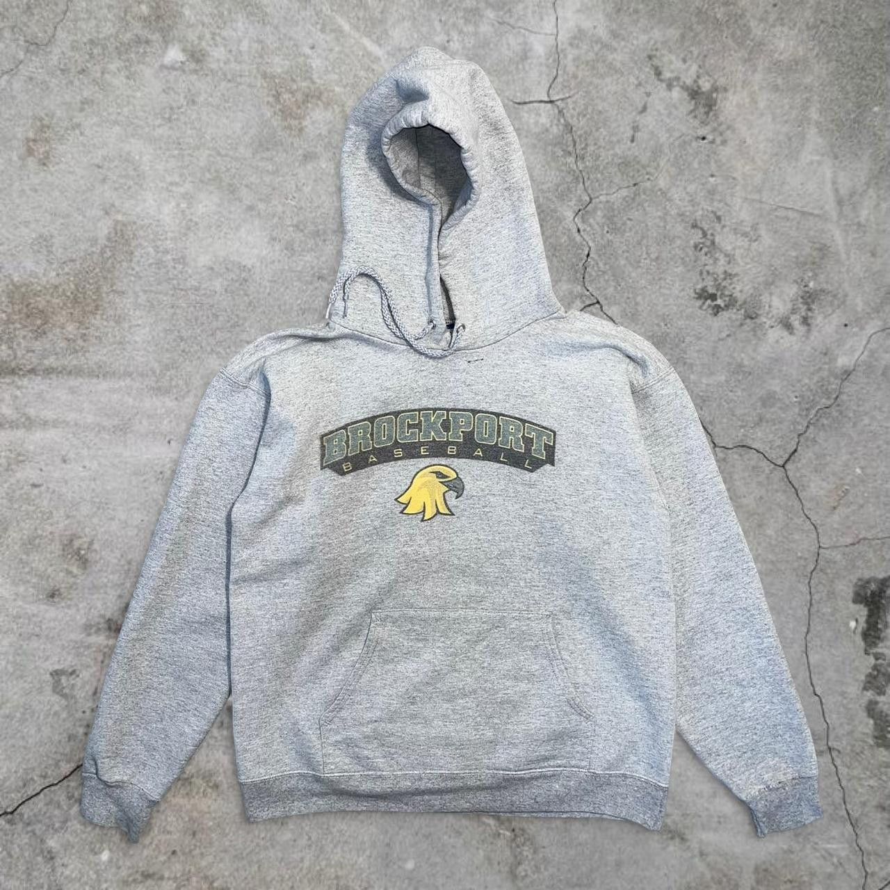Hanes Vintage Hanes Brockport Eagles Hoodie College Sweatshirt Size US S / EU 44-46 / 1 - 1 Thumbnail
