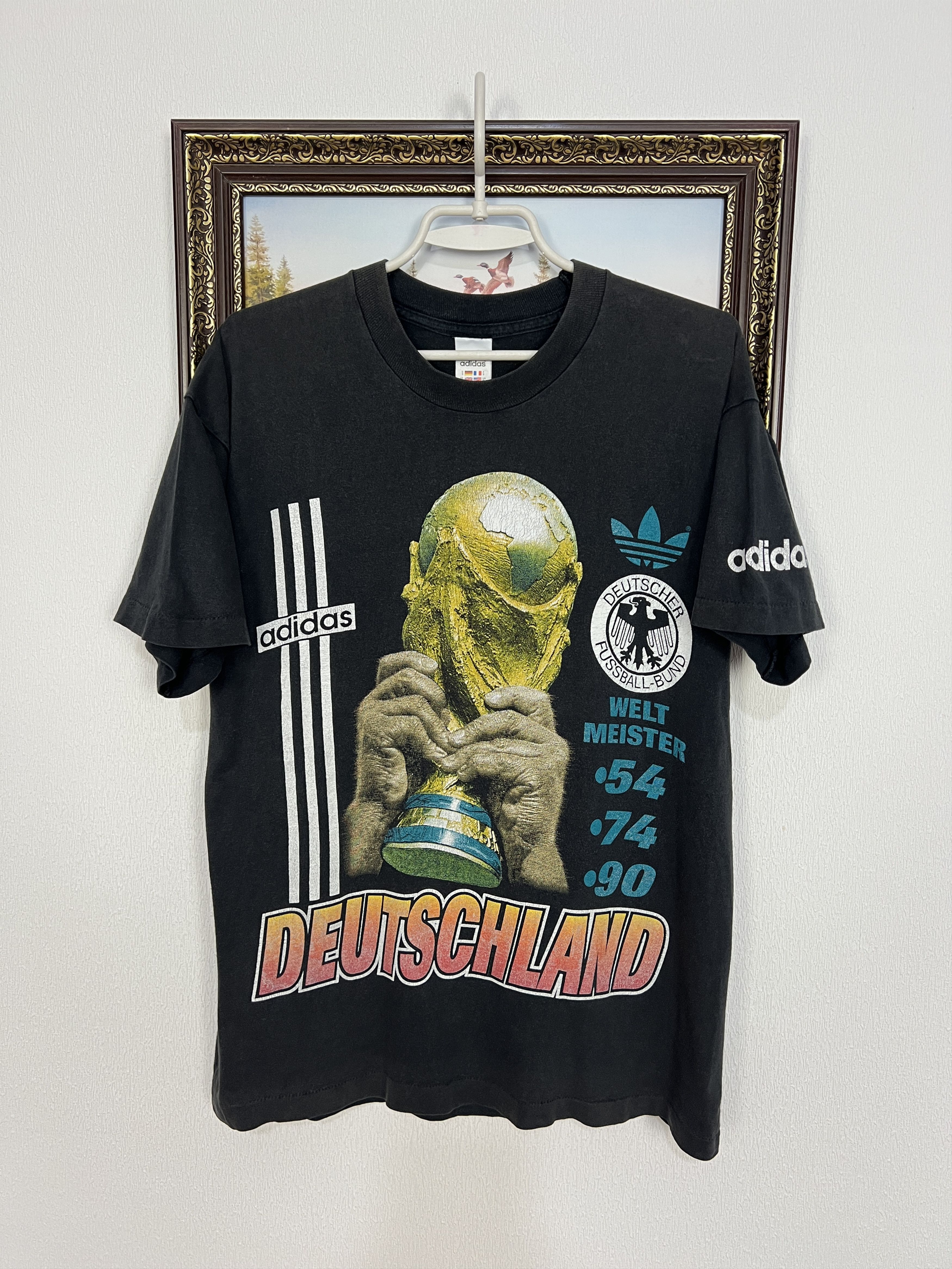 Adidas Vintage 90's Germany World Cup Winners Shirt Trikot Jersey Size US S / EU 44-46 / 1 - 1 Thumbnail