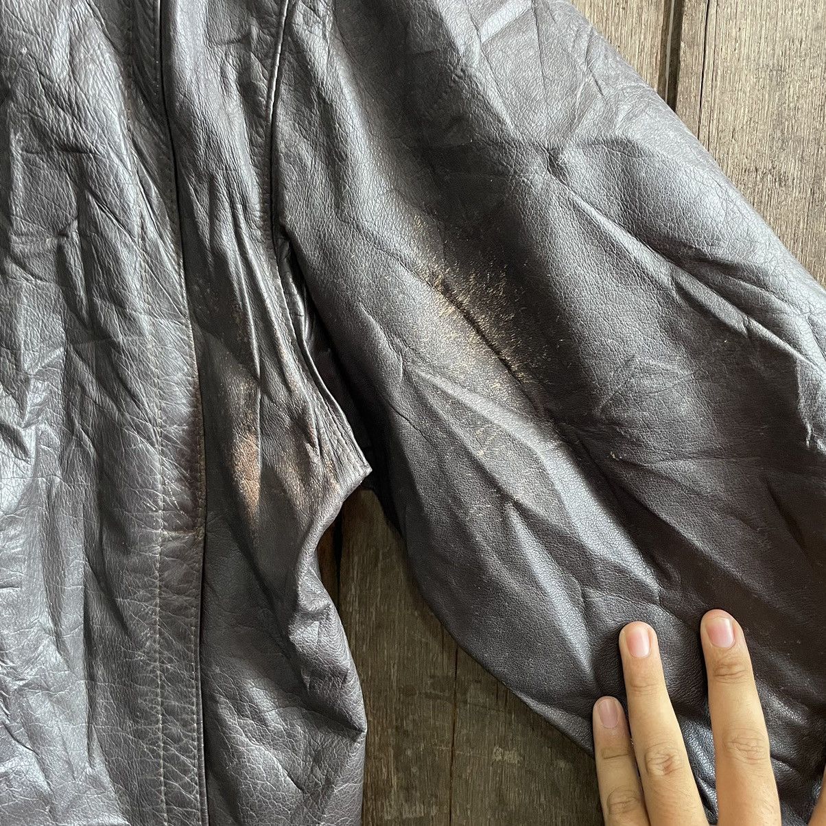 Vintage Vintage Leather Jacket Size US S / EU 44-46 / 1 - 11 Thumbnail