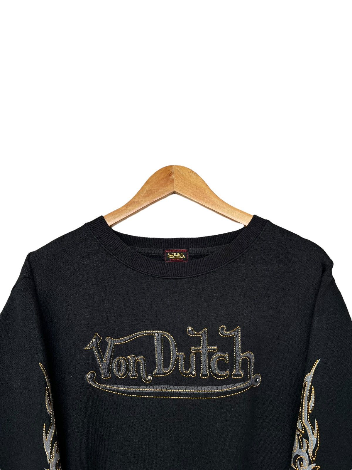 Von Dutch Vintage Von Dutch Eyes Skate Black Sweatshirt Size US L / EU 52-54 / 3 - 4 Thumbnail