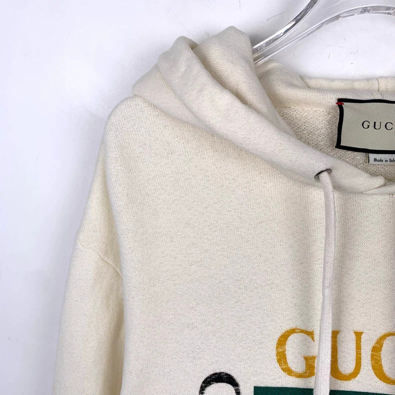 Gucci Gucci Logo printed round-neck beige pullover long-sleeved s Size US M / EU 48-50 / 2 - 3 Thumbnail