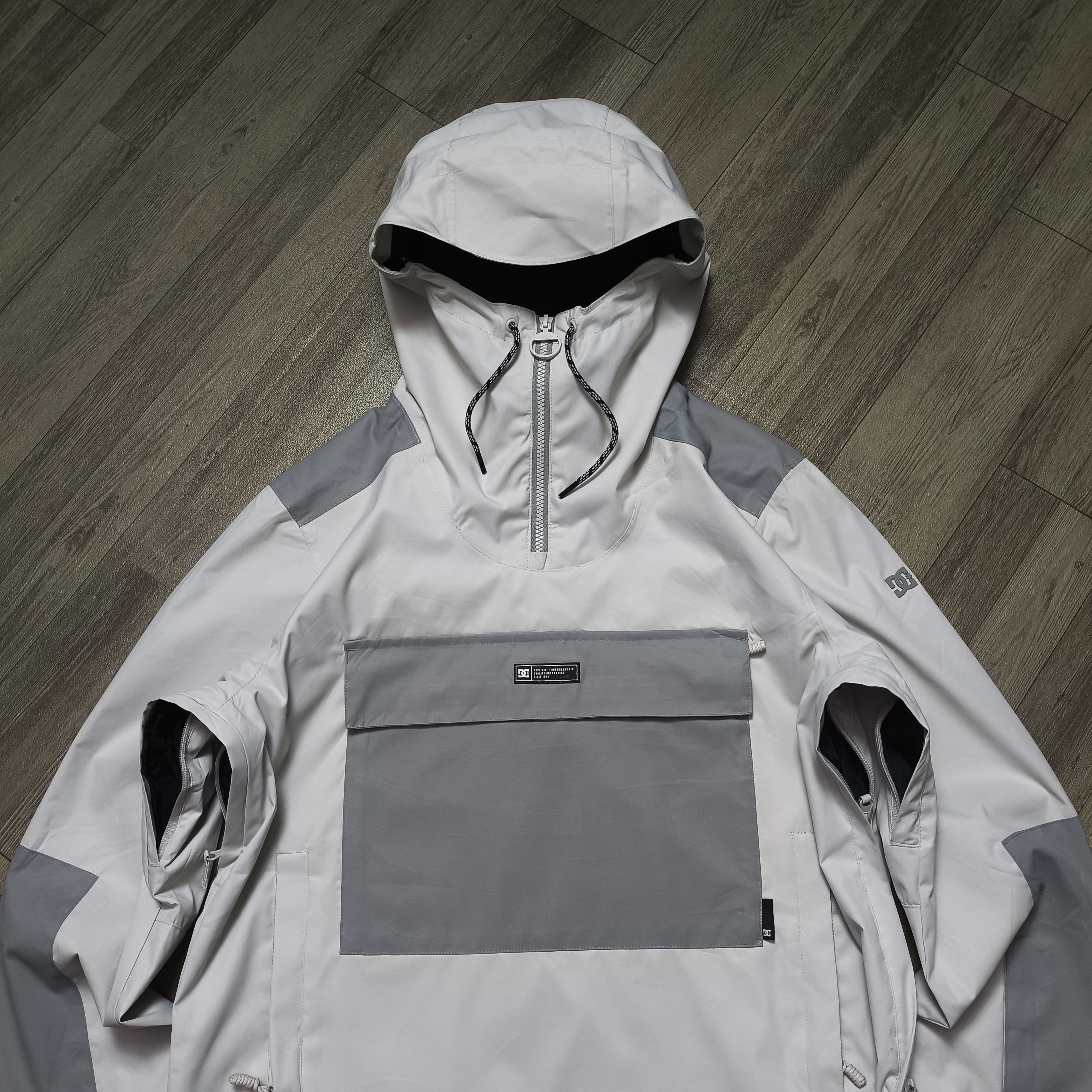 DC DC Shoes Rampart Technical Anorak Snow Jacket Pocketable Size US L / EU 52-54 / 3 - 3 Thumbnail