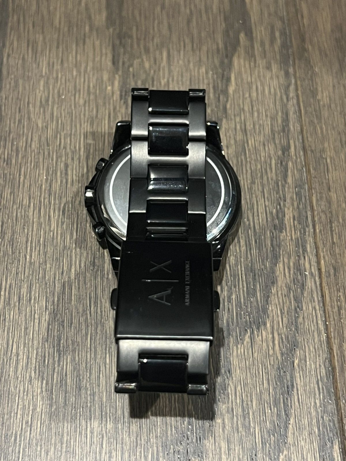 Armani Exchange AX Armani Exchange Chronograph Watch with Rhinestone Design Size ONE SIZE - 7 Thumbnail