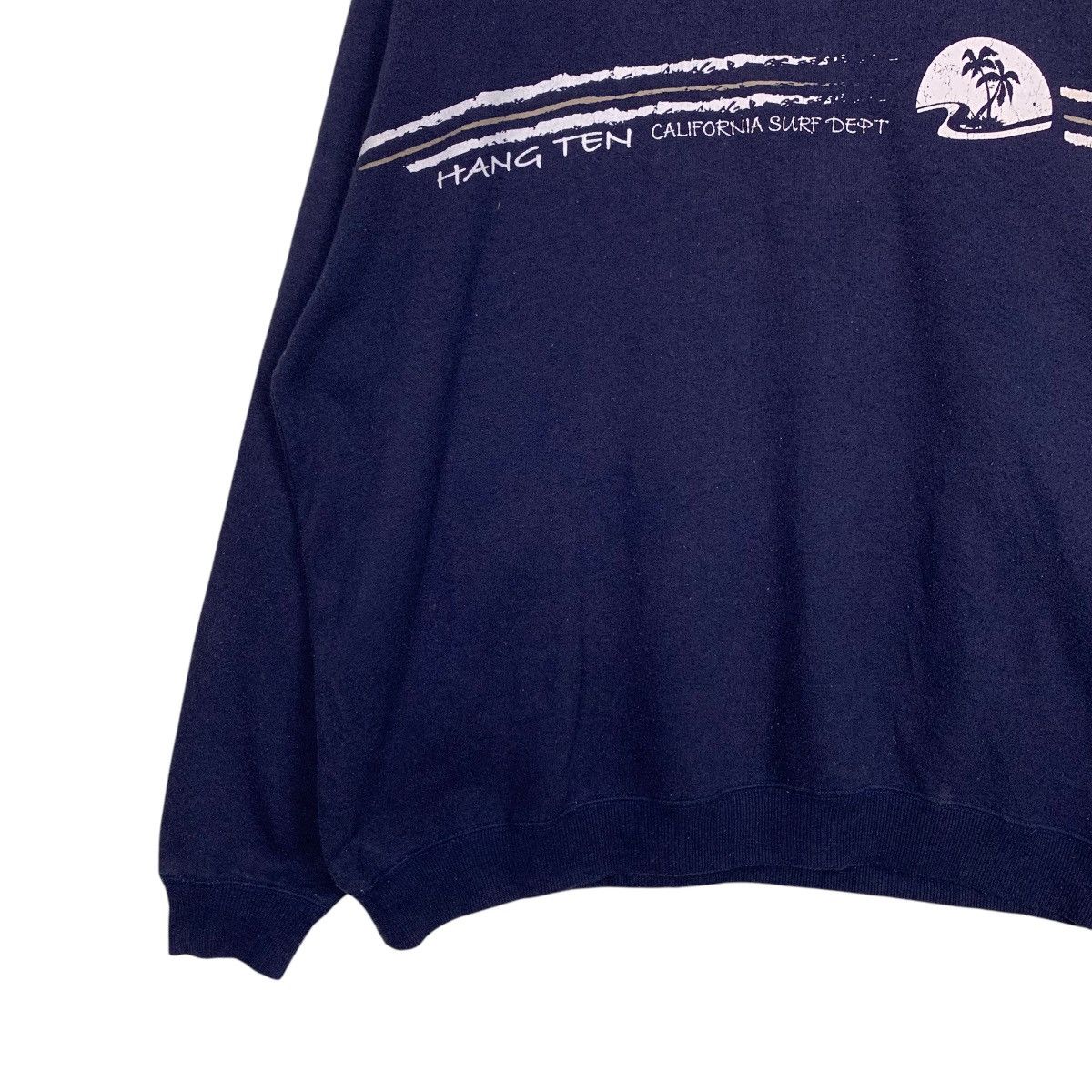 Hang Ten HANGTEN Purple Crewneck Sweatshirt Plus Size 4L #1873-C82 Size US XXL / EU 58 / 5 - 3 Thumbnail
