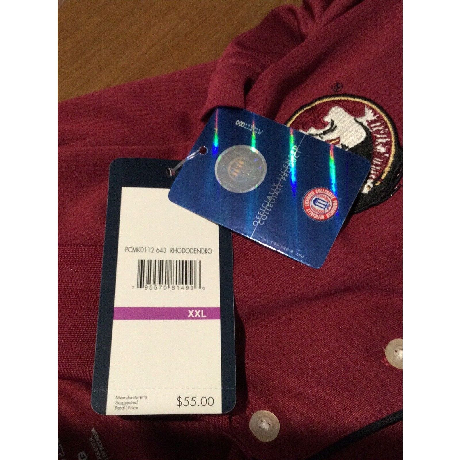 PGA Tour Florida State PGA Tour Polo SZ XXL NWT Size US XXL / EU 58 / 5 - 8 Thumbnail