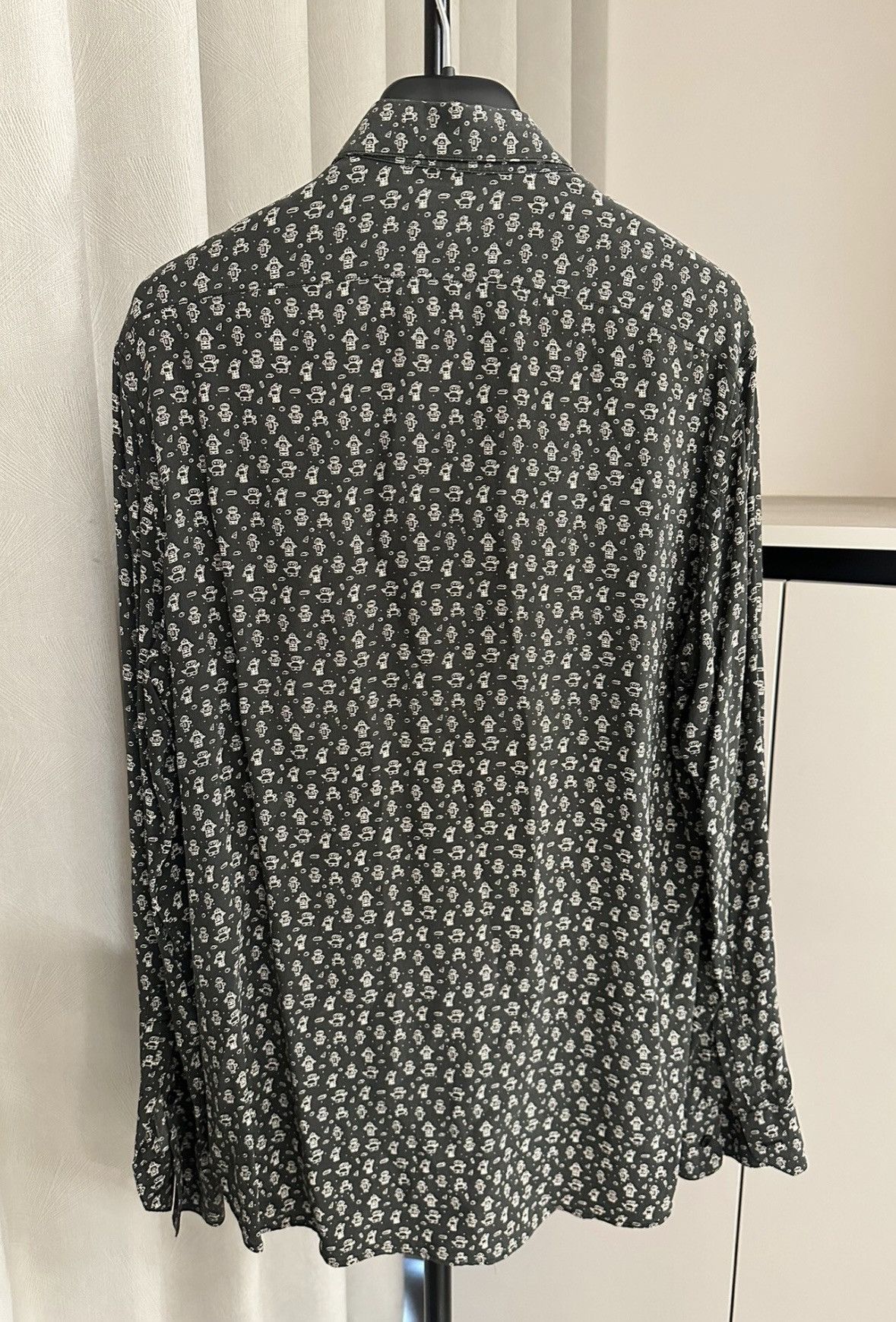 Saint Laurent Paris Saint Laurent SLP 2019SS Mulberry Silk Doll Shirt Size US M / EU 48-50 / 2 - 2 Thumbnail