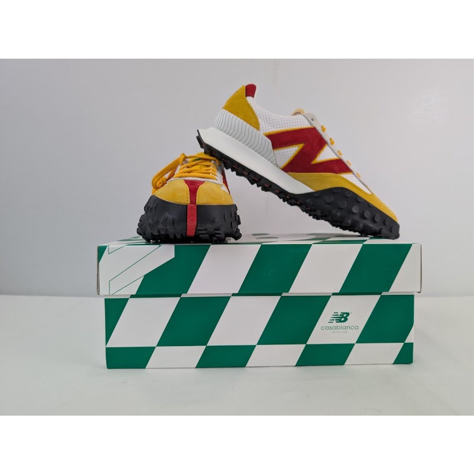 Casablanca × New Balance o1rshd1 XC-72 Sneakers in Yellow / Red Size US 9 / EU 42 - 20 Thumbnail