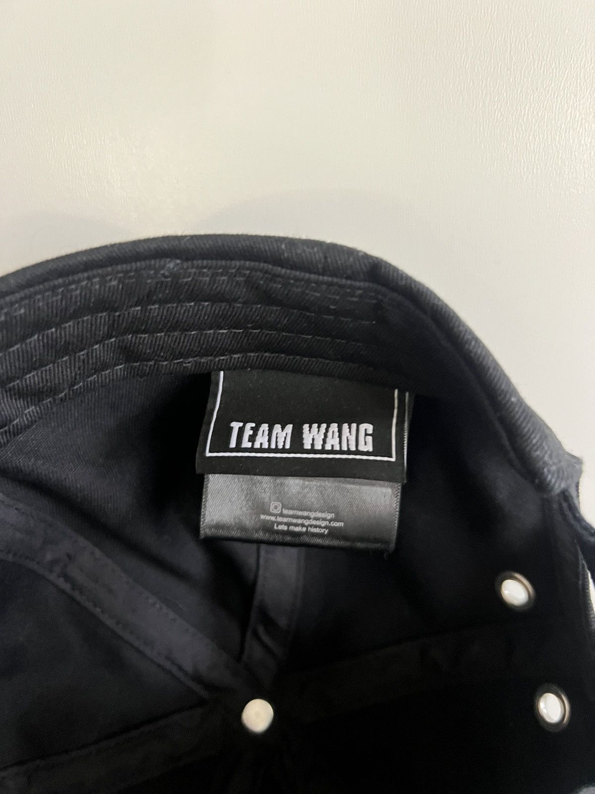 Designer × TEAM WANG TEAM WANG Baseball Caps Unisex Black Size ONE SIZE - 3 Thumbnail