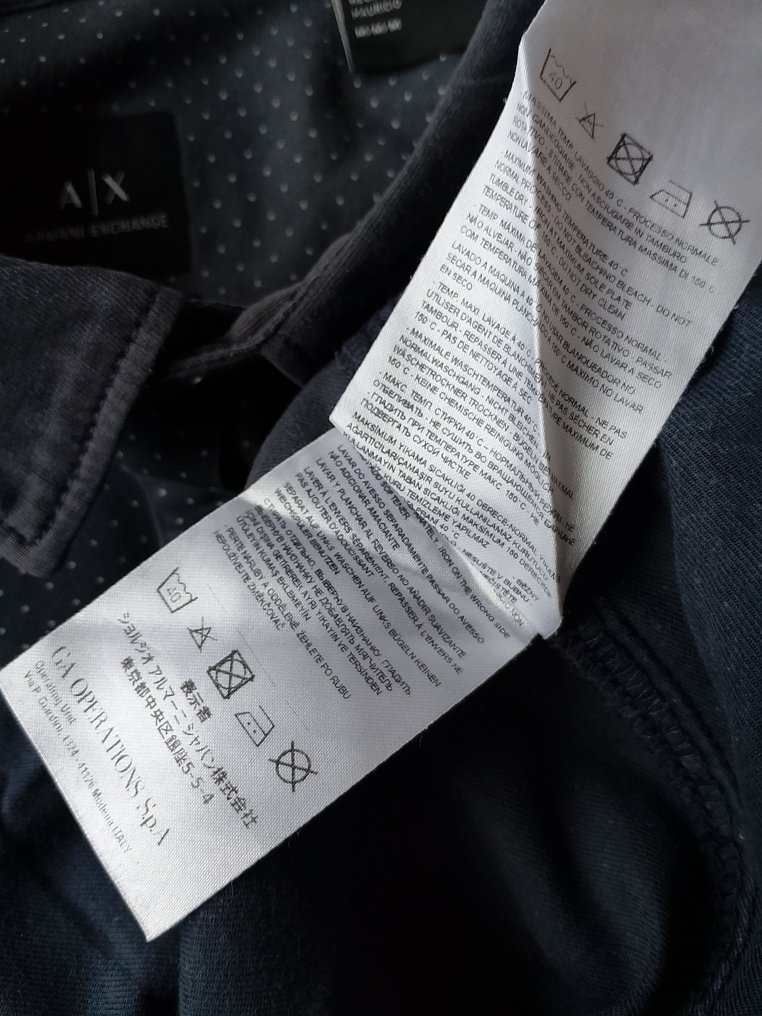 Armani Exchange Armani Exchange Slim Charcoal Shirt Versatile Wardrobe Base Size US M / EU 48-50 / 2 - 9 Thumbnail