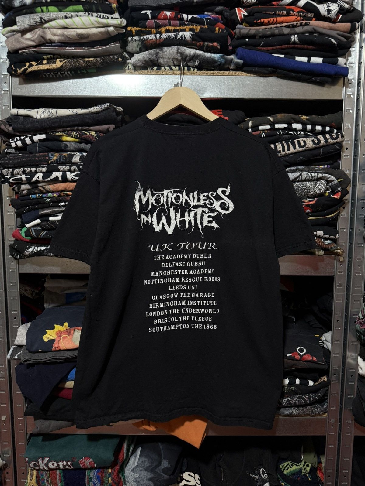 Band Tees Vintage Motionless in White Tour Rock Band T-Shirt Y2K Hype Size US XL / EU 56 / 4 - 2 Thumbnail