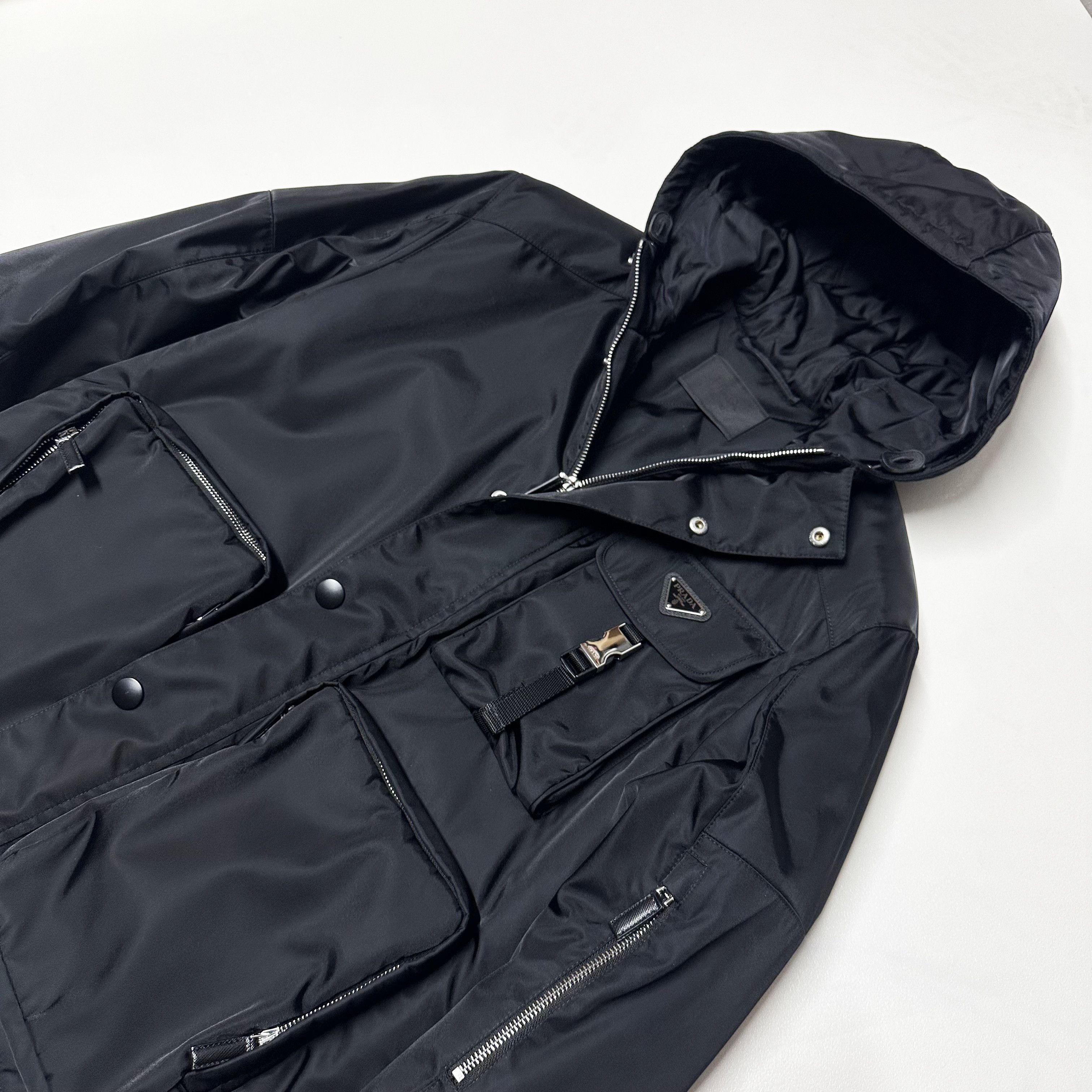 Prada Prada FW21 Re-Nylon Utility S M mens black jacket puffer Size US M / EU 48-50 / 2 - 5 Thumbnail