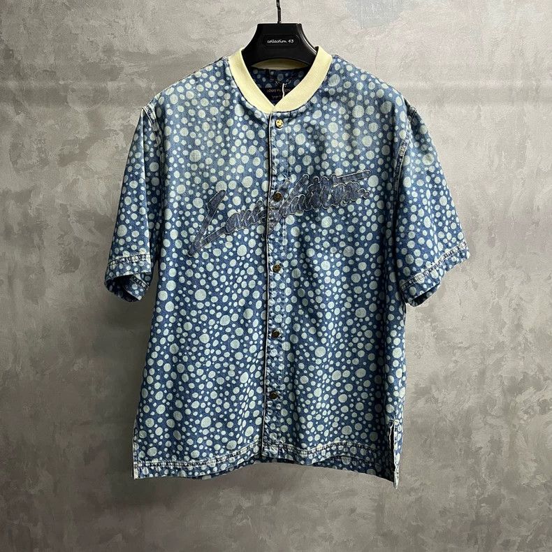 Louis Vuitton Louis Vuitton Polka-dot logo monogram printed short sleeve Size US XL / EU 56 / 4 - 1 Thumbnail