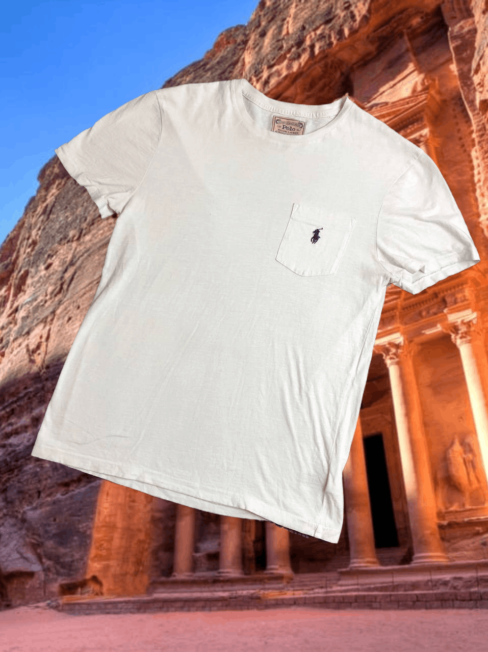 Polo Ralph Lauren T-Shirt white Polo Ralph Lauren custom slim fit Y2K Vintage Size US M / EU 48-50 / 2 - 1 Thumbnail