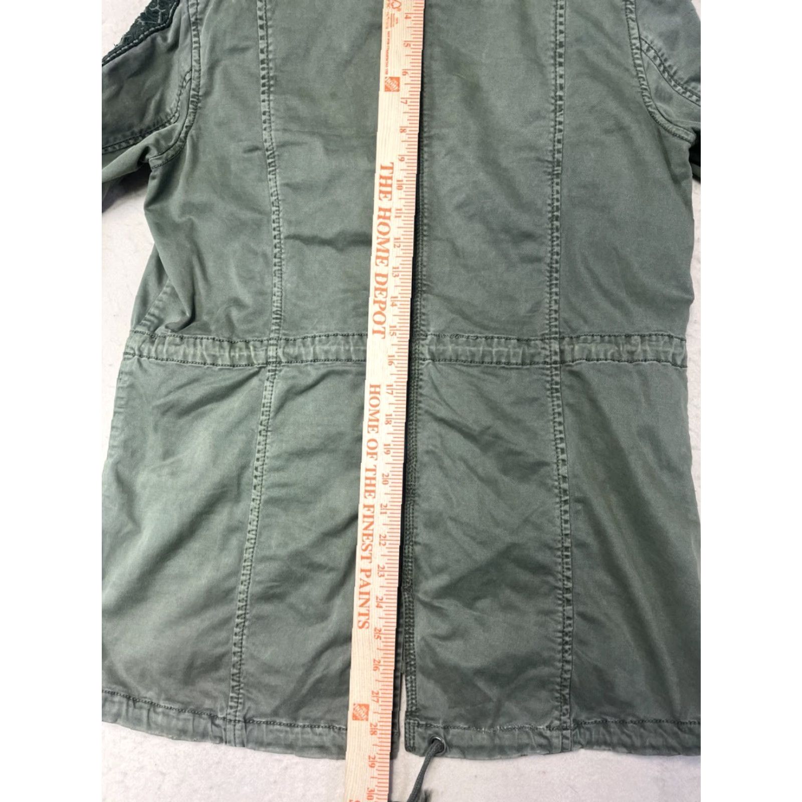 Anthropologie Anthropologie Jacket Women Medium Olive Green Lace Hei Hei Utility Flaws See Pic Size M / US 6-8 / IT 42-44 - 4 Thumbnail