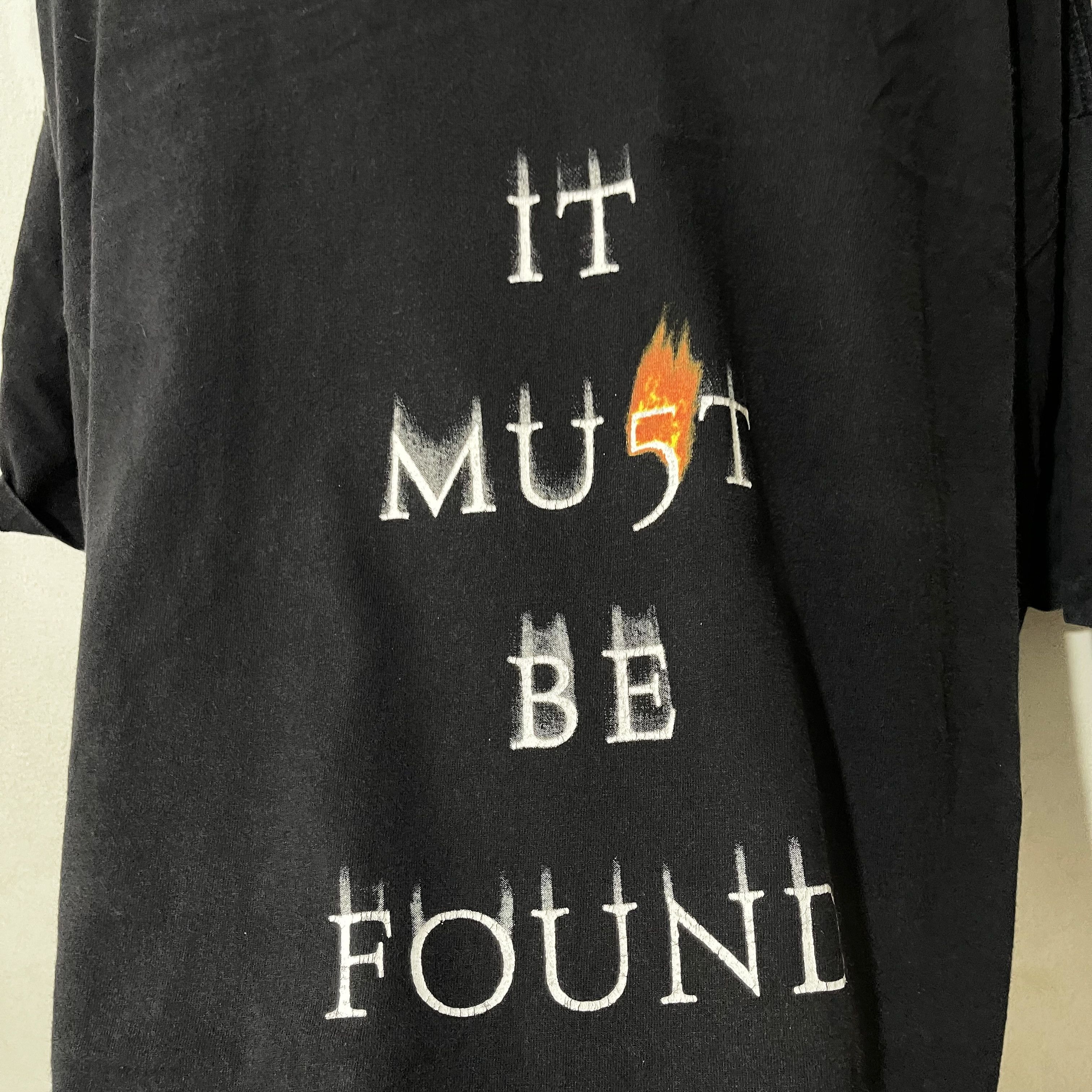 Vintage Vintage 1997 The Fifth Element It Mu5t Be Found Black Shirt Size US XL / EU 56 / 4 - 2 Thumbnail
