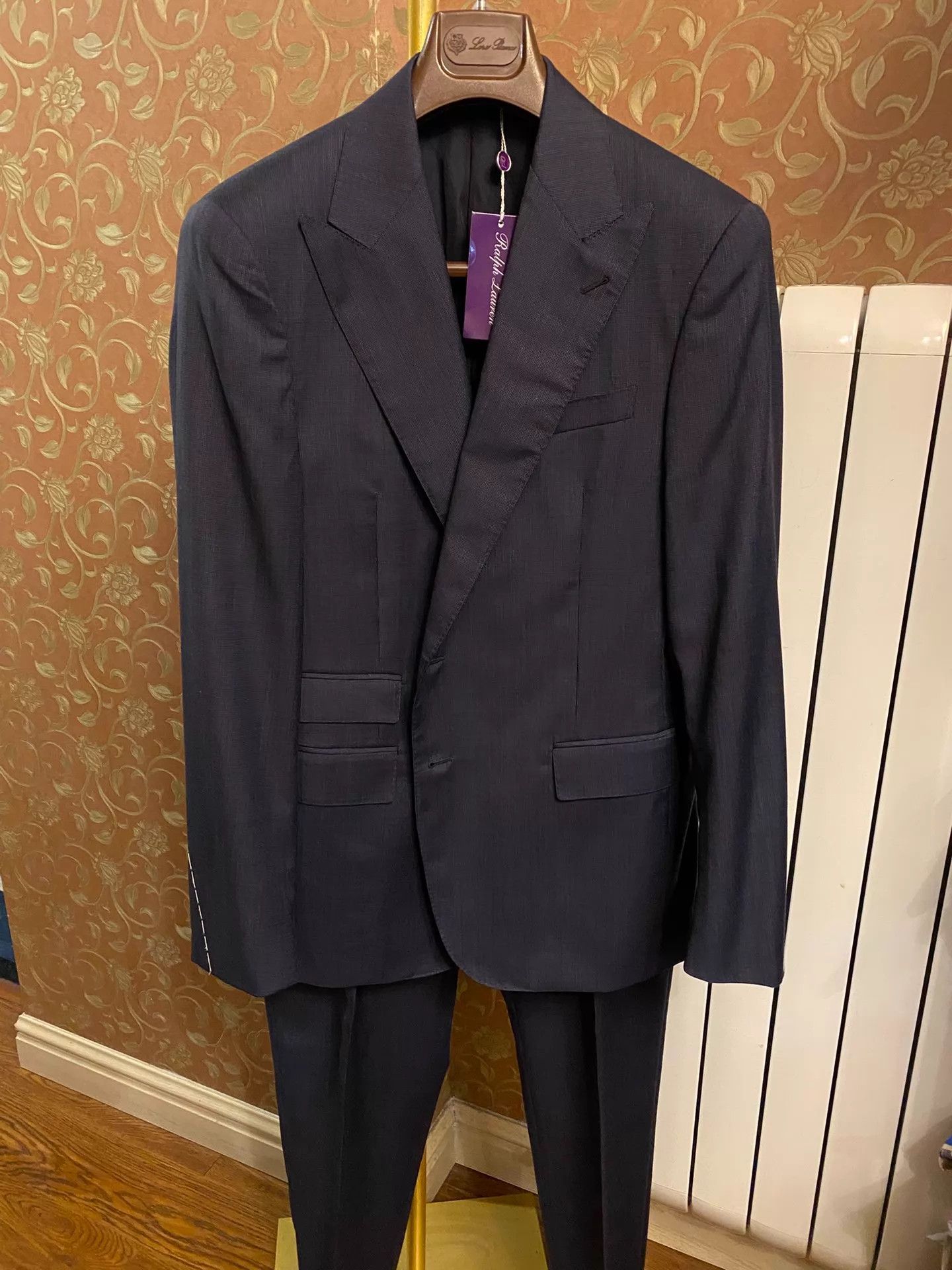 Ralph Lauren RL Purple Label Peak Lapel Wool-Cashmere Suit 40 Size 40R - 1 Thumbnail