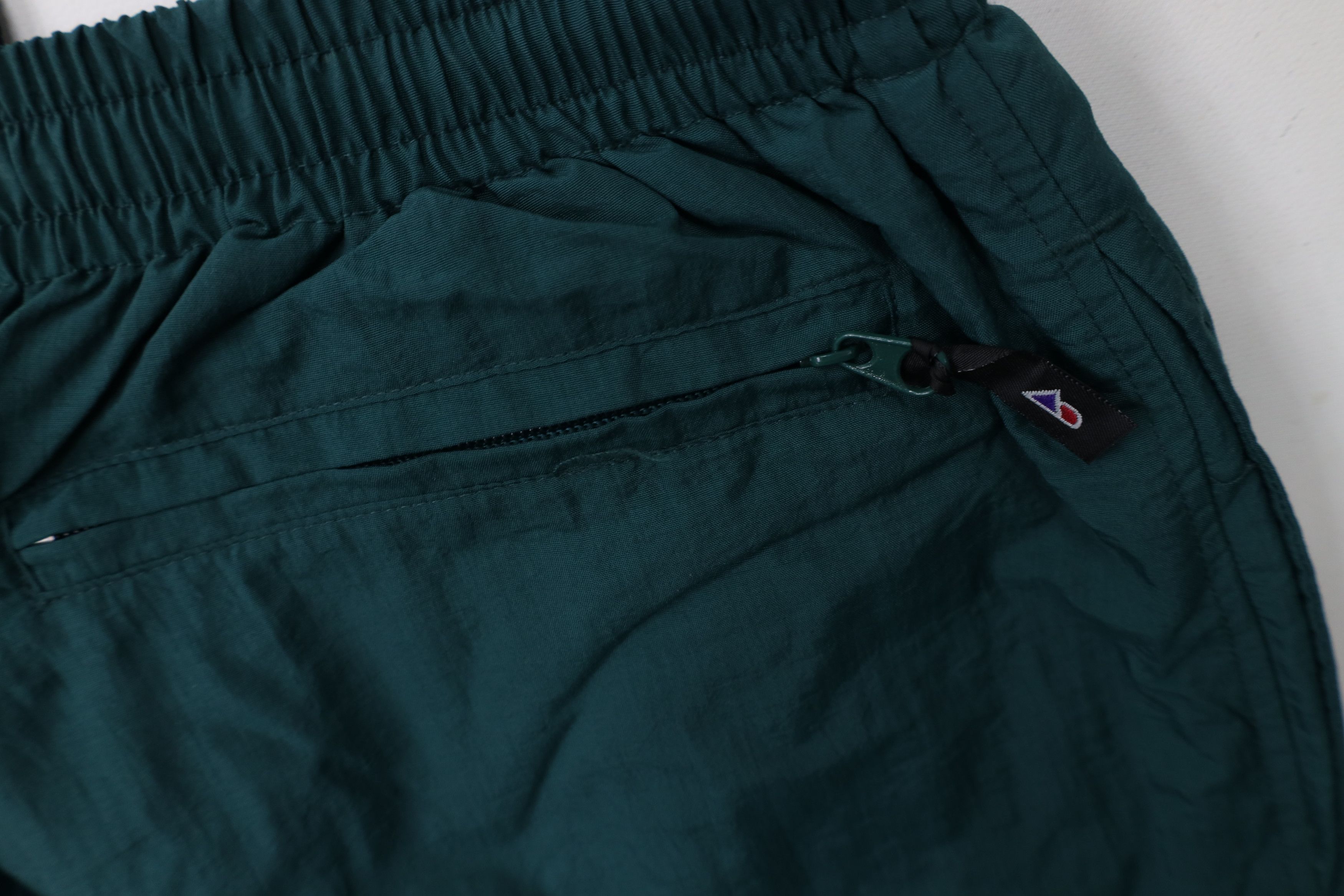 Vintage Vintage 90s Streetwear Lined Windbreaker Joggers Pants Green Size US 38 / EU 54 - 14 Thumbnail