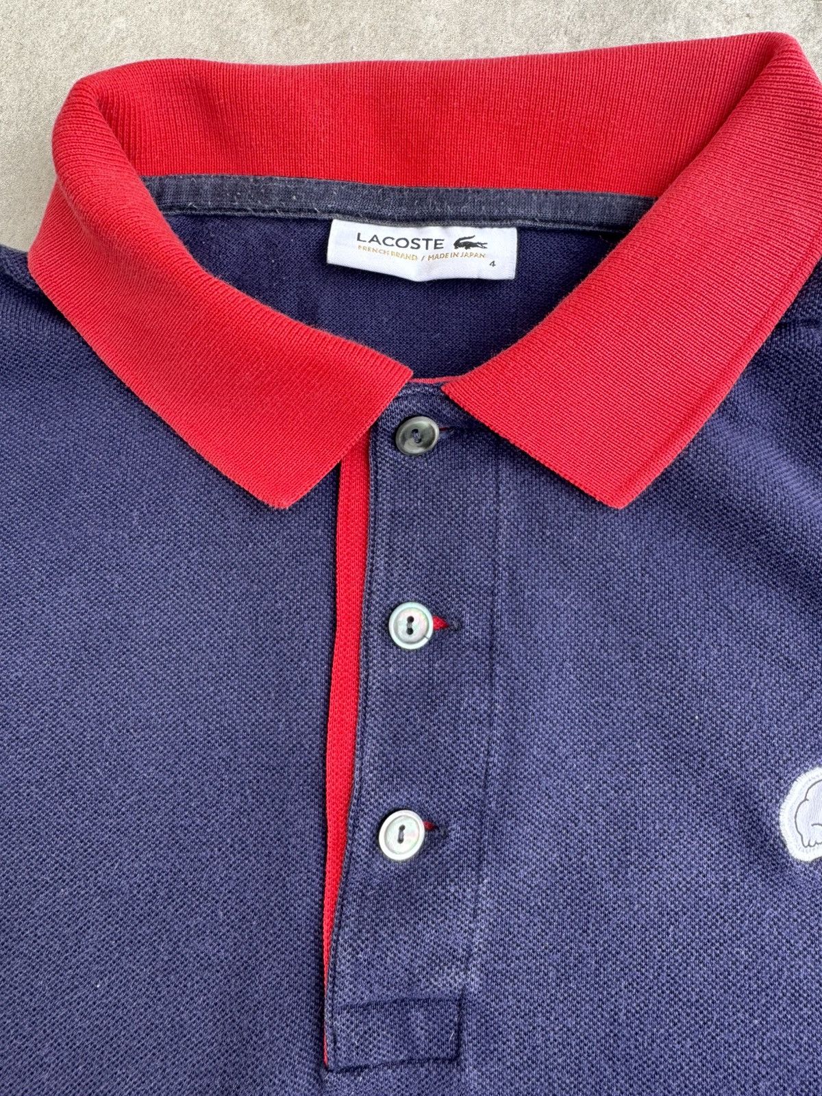 Lacoste Lacoste Polo Japan Edition Size US S / EU 44-46 / 1 - 4 Thumbnail