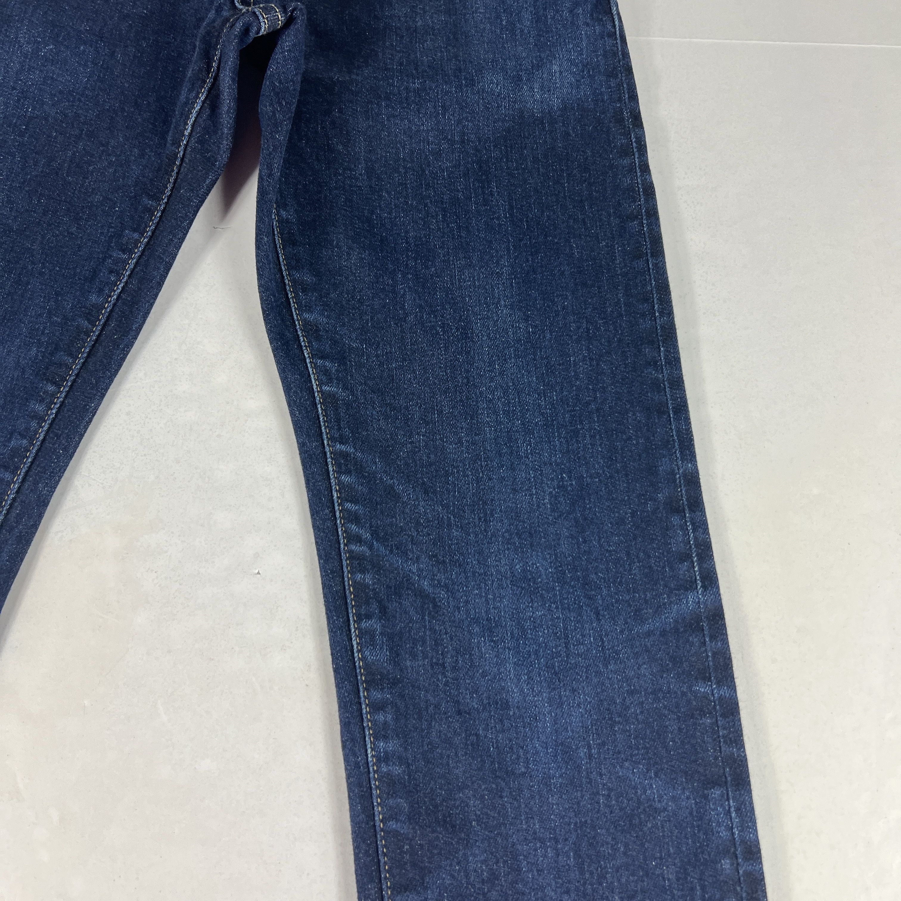 Uniqlo Uniqlo Jean Skinny Tapered Selvedge Kaihara Dark Blue Denim Size US 30 / EU 46 - 3 Thumbnail
